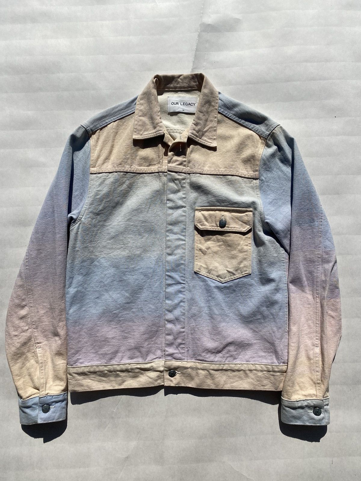 Our Legacy Our Legacy “Dawn” Rainbow Jean Jacket, SS14 Size US M / EU 48-50 / 2 - 2 Thumbnail
