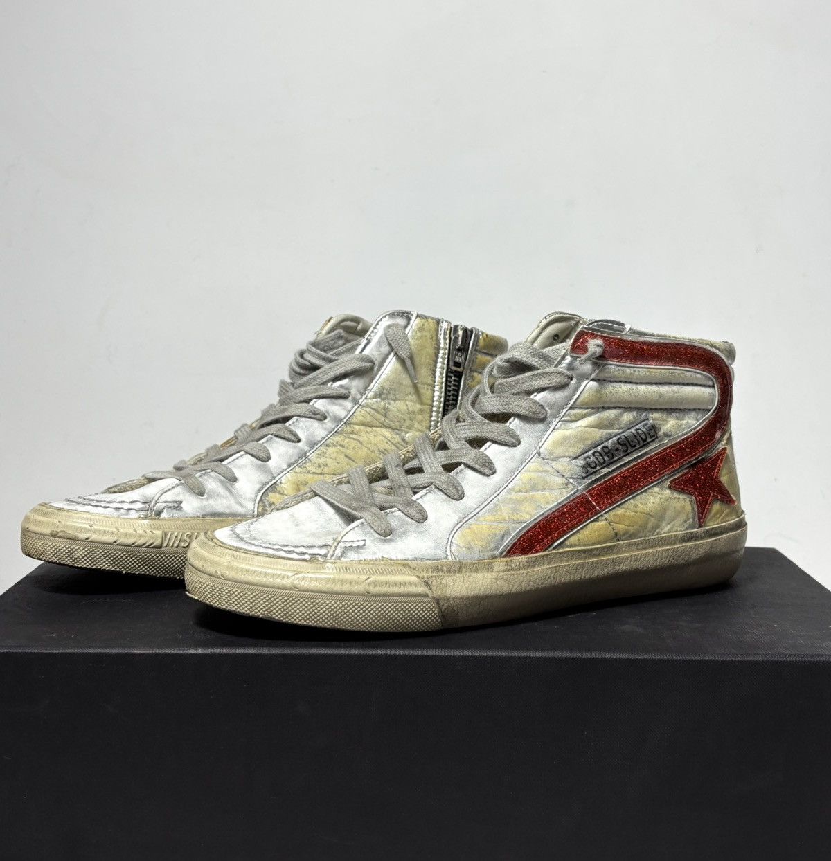 Golden Goose Golden Goose Slide leather sneakers Size US 9 / IT 39 - 3 Thumbnail