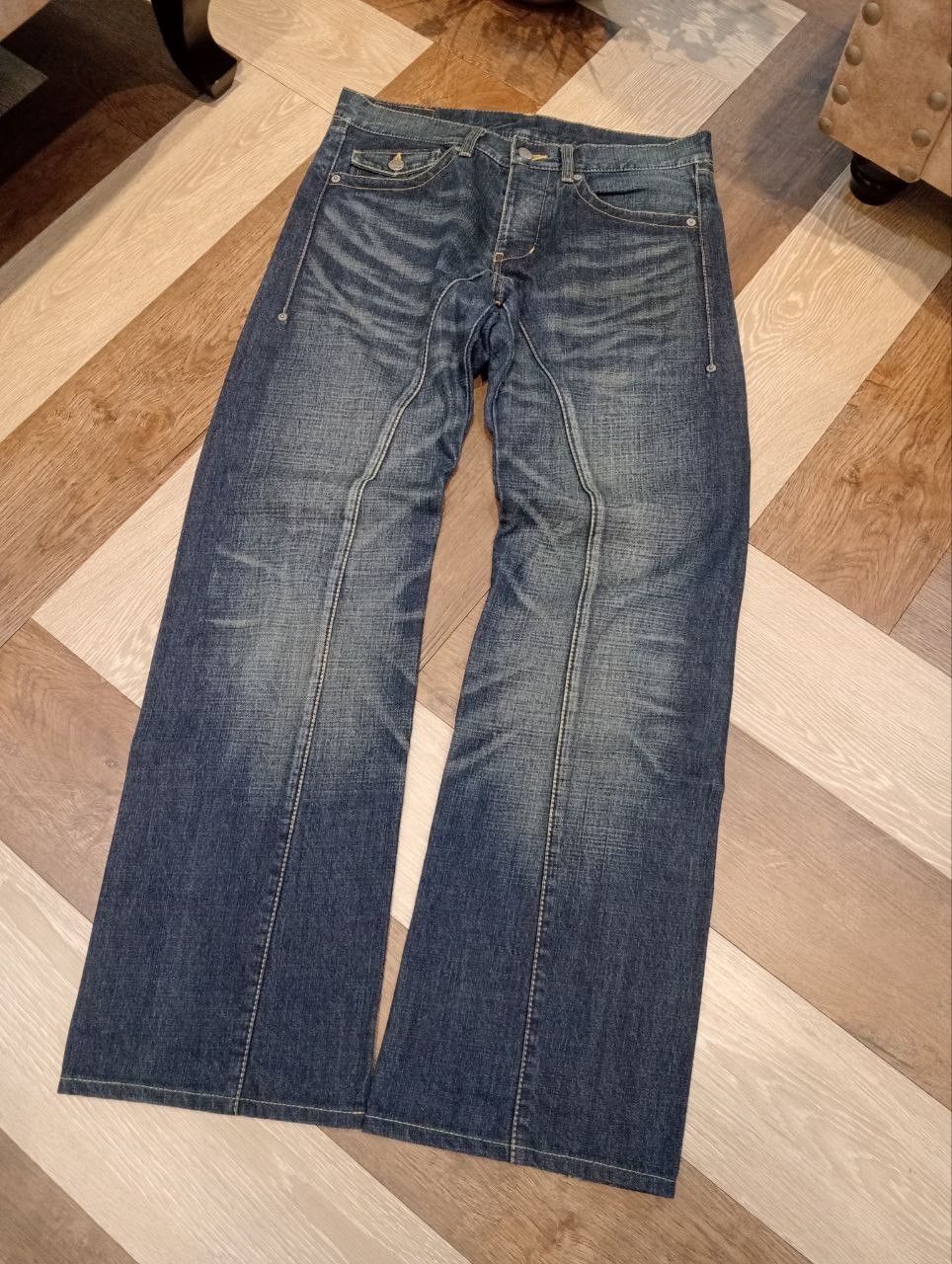 Takeo Kikuchi TAKEO KIKUCHI JAPAN BLUE DENIM BAGGY PANTS Size US 32 / EU 48 - 2 Thumbnail
