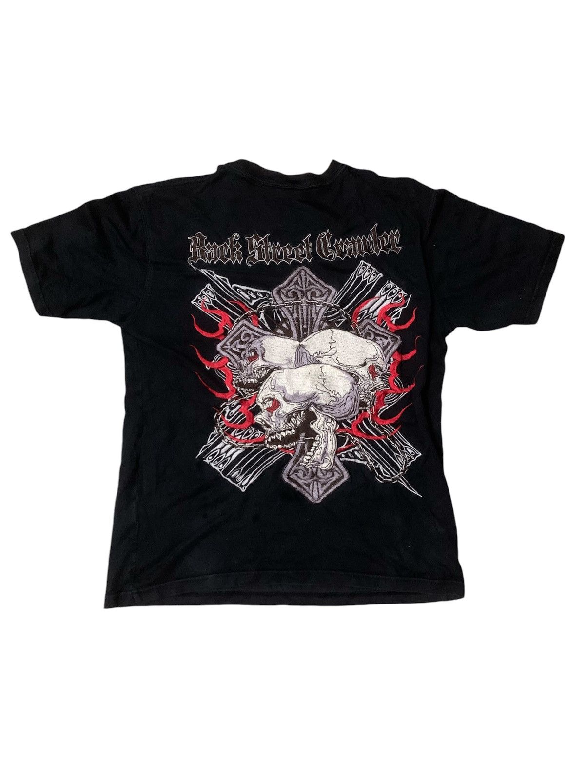 Japanese Brand × Seditionaries Back Street Crawler Sun Faded Skull Embroidery Tee Size US M / EU 48-50 / 2 - 1 Thumbnail