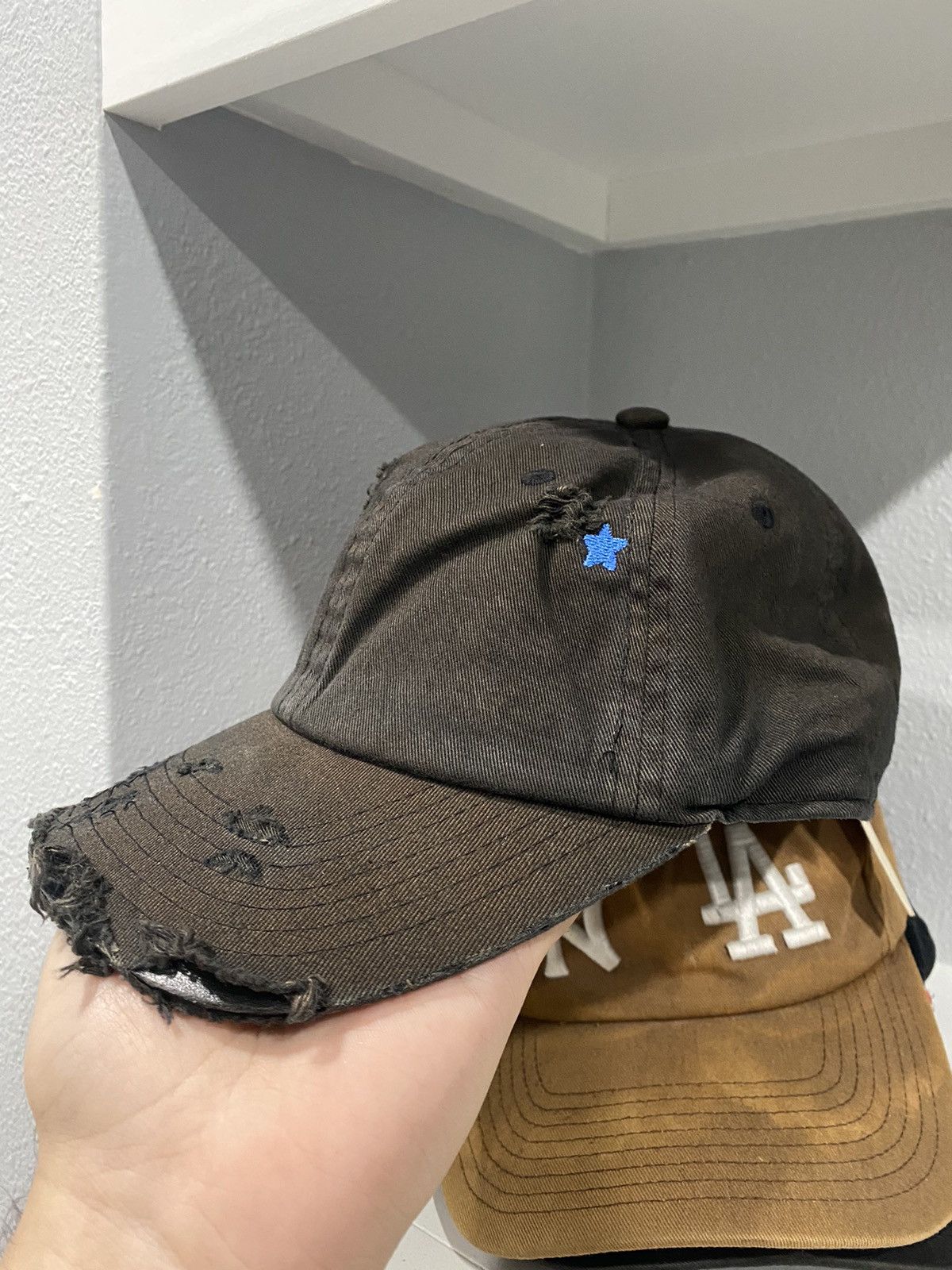 Greg Ross GR DISTRESSED CAP - CHARCOAL * RARE Size ONE SIZE - 11 Thumbnail