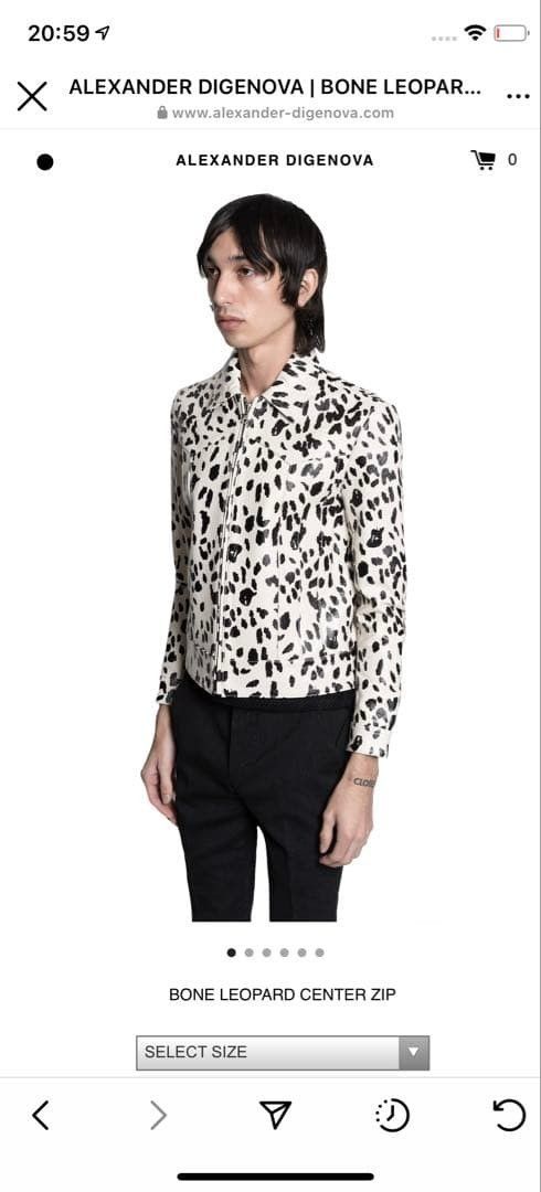 ALEXANDER DIGENOVA Snow Leopard Leather Jacket Size US S / EU 44-46 / 1 - 4 Thumbnail