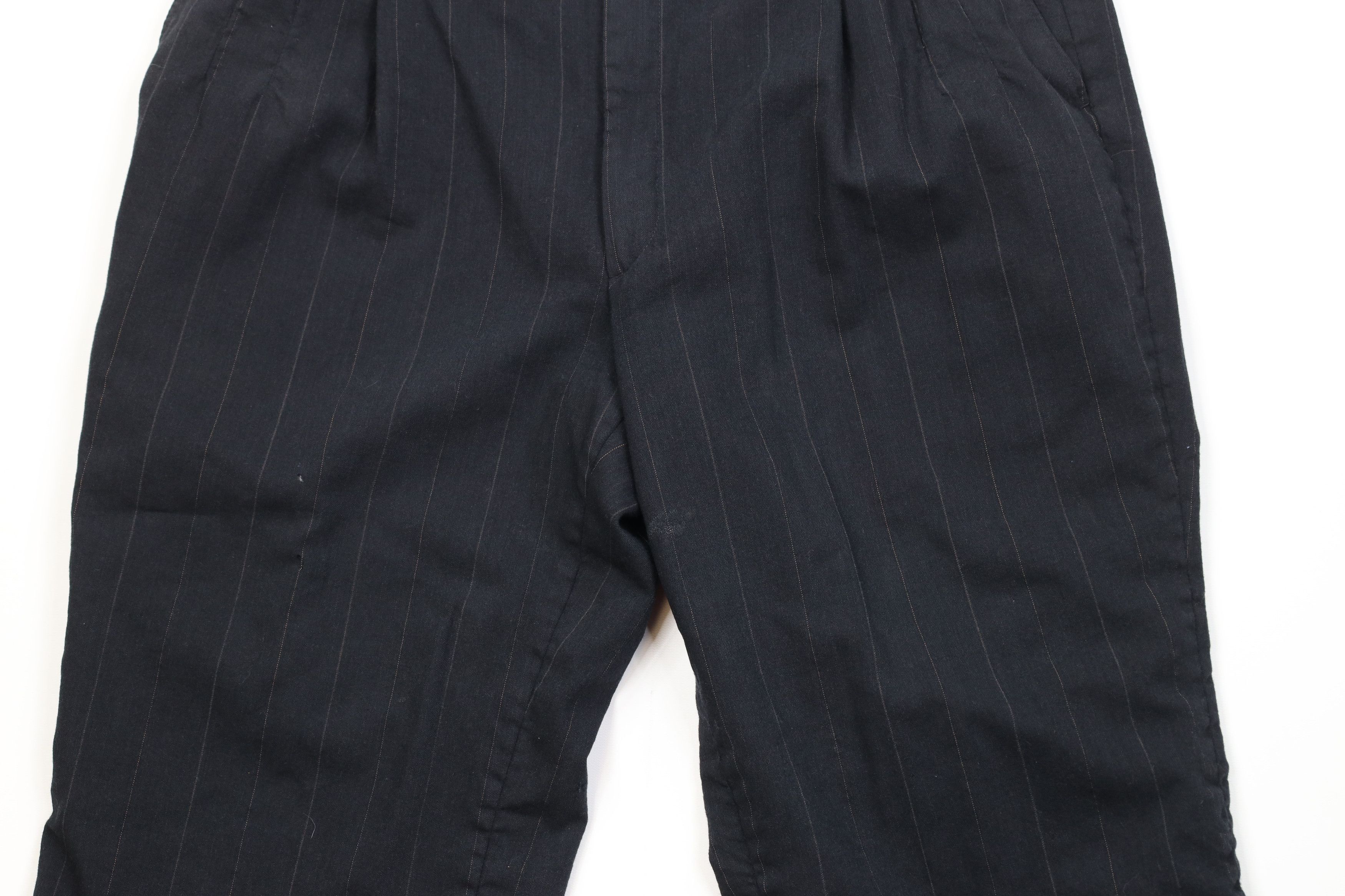 Vintage Vintage 80s Distressed 2 Piece Double Breasted Striped Suit Size 42L - 11 Thumbnail