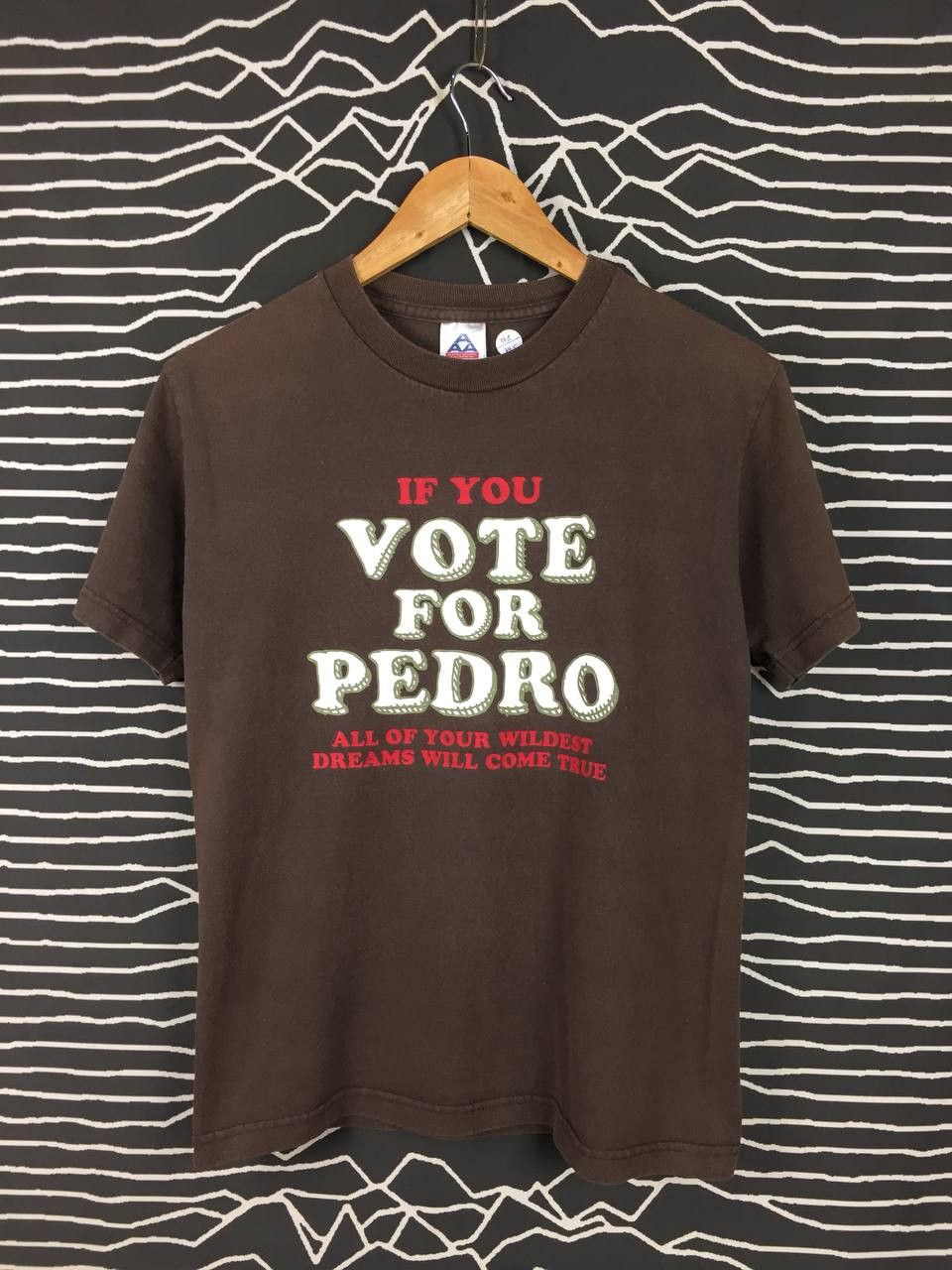 Vintage Vtg Y2K Vote For Pedro Napoleon Dynamite Movie Tee Size US S / EU 44-46 / 1 - 2 Thumbnail