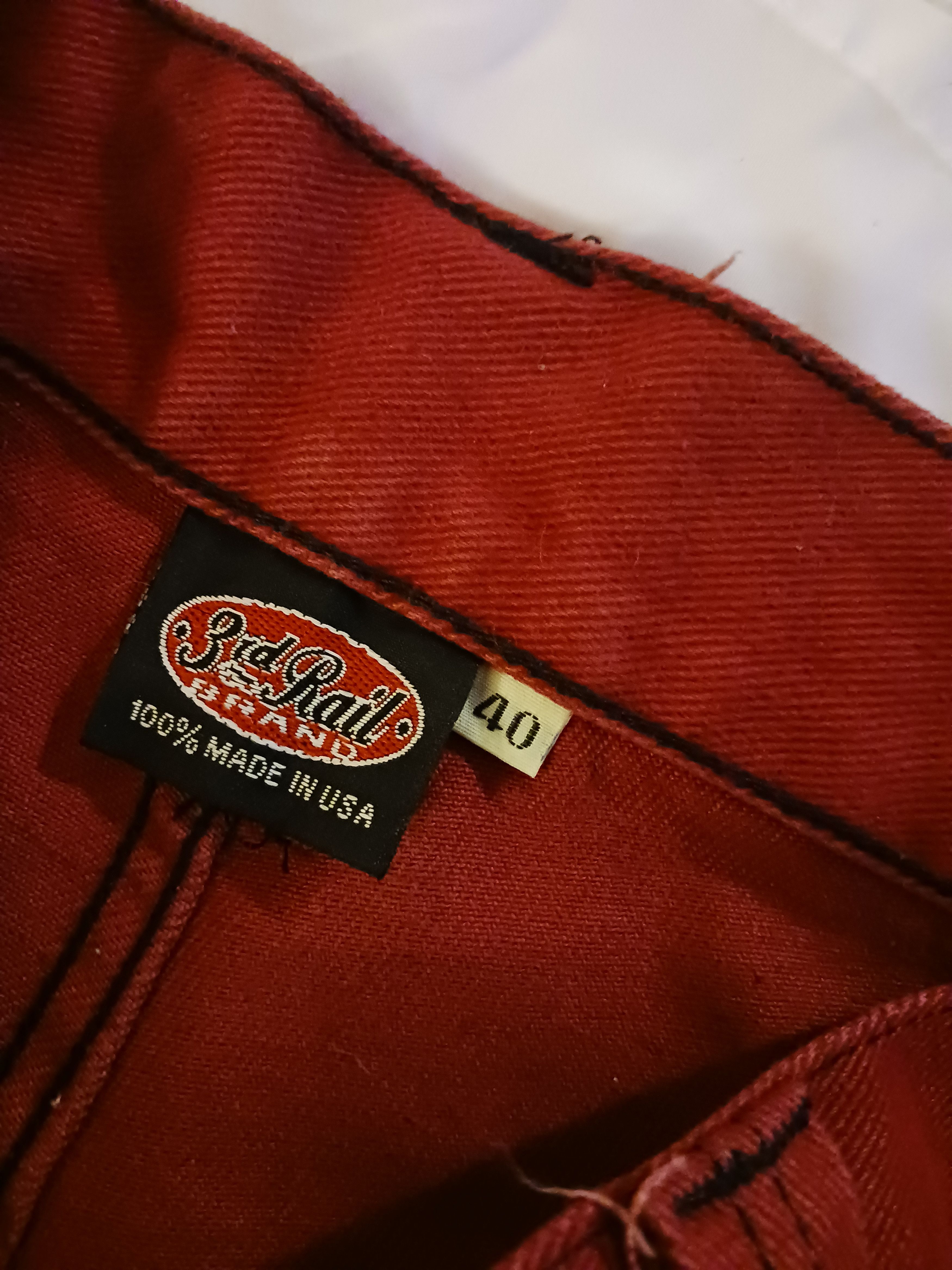 Vintage 3rd THIRD RAIL Brushed Denim Jeans w/Ninja Pockets Baggy 90s Size US 40 / EU 56 - 4 Thumbnail