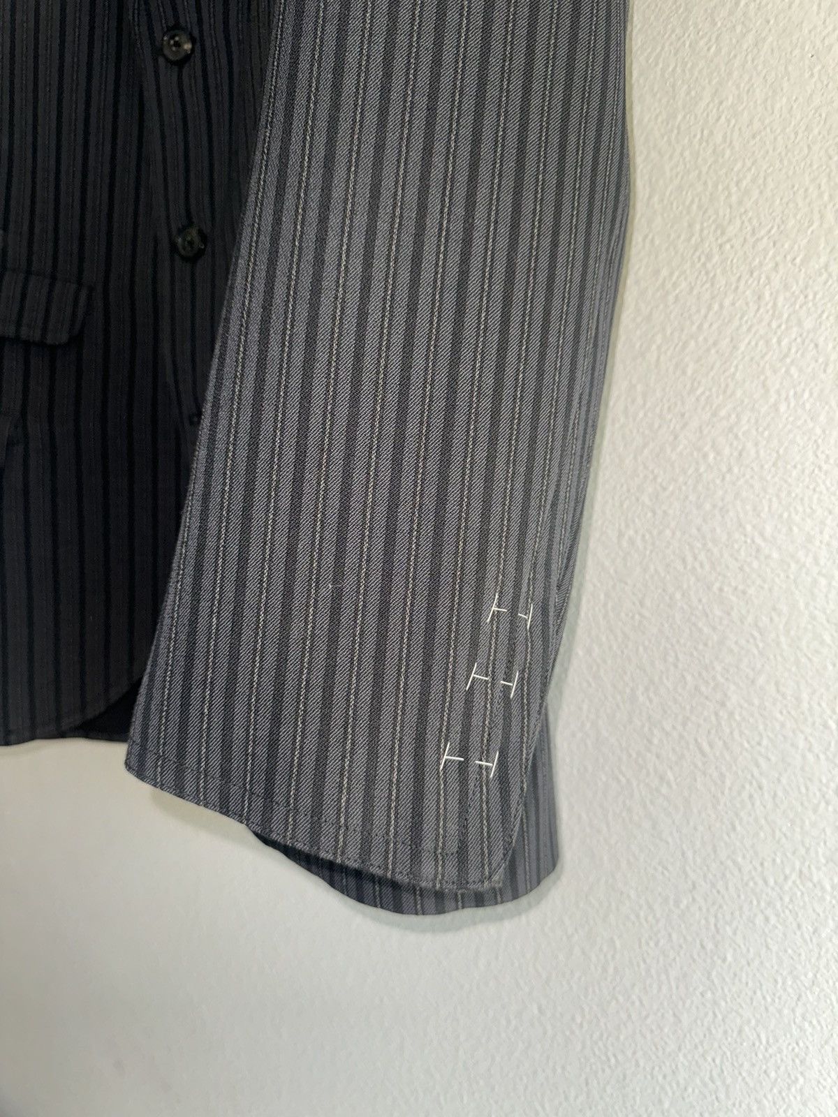 Maison Margiela Mainline Margiela Striped wool blazer Size 50R - 2 Thumbnail
