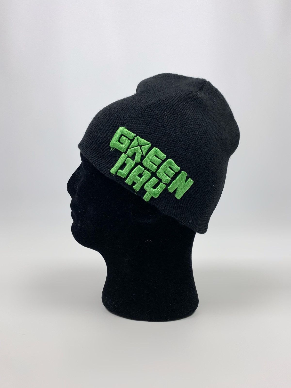 Band Tees Green Day Band Logo Cotton Skull Beanie Hat Size ONE SIZE - 1 Thumbnail