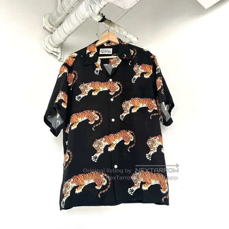 Wacko Maria Wacko Maria Leopard knit polo | Grailed
