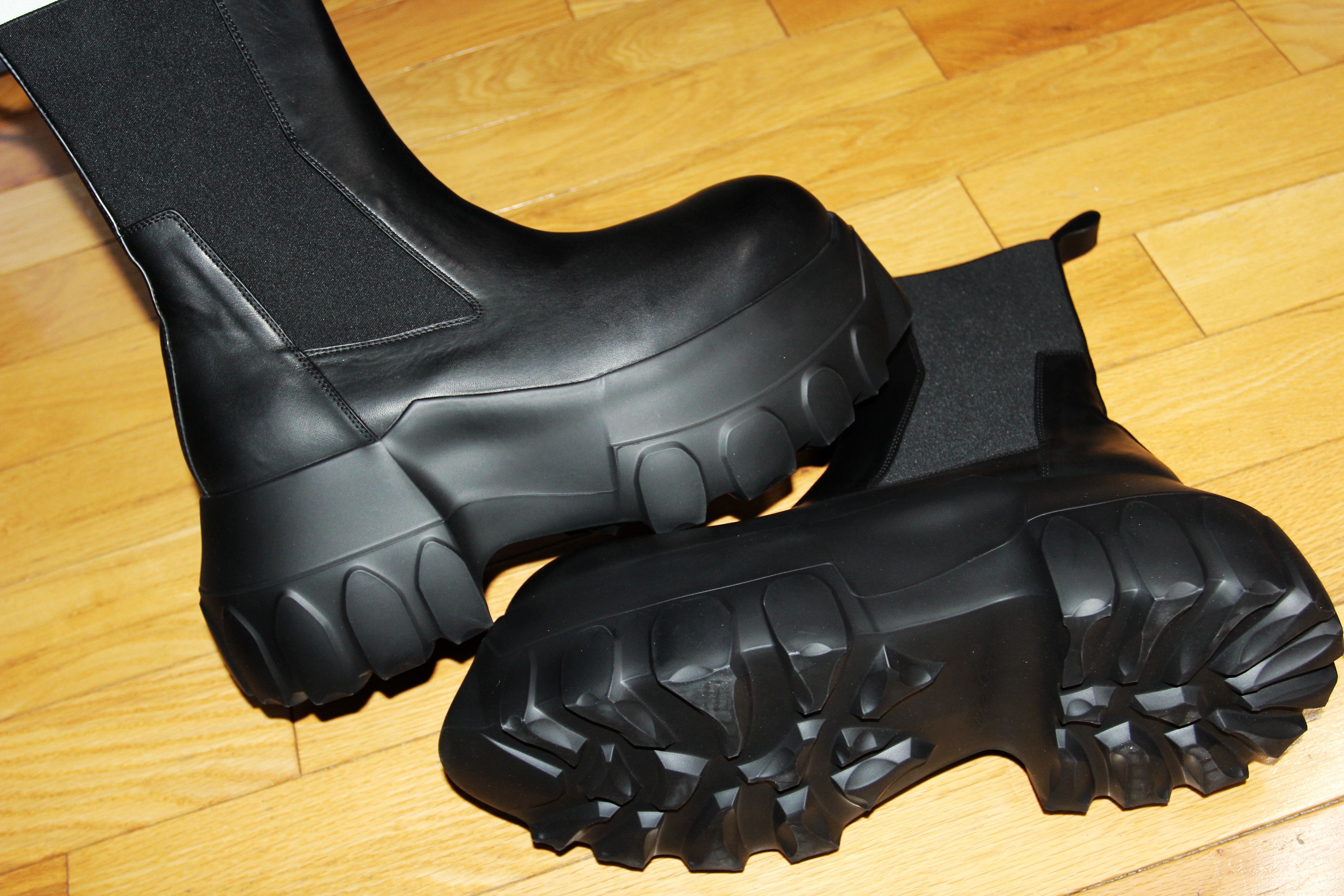 Rick Owens BNWT AW24 RICK OWENS "PORTERVILLE" BEATLE MEGA TRACTOR 44 Size US 11 / EU 44 - 4 Thumbnail