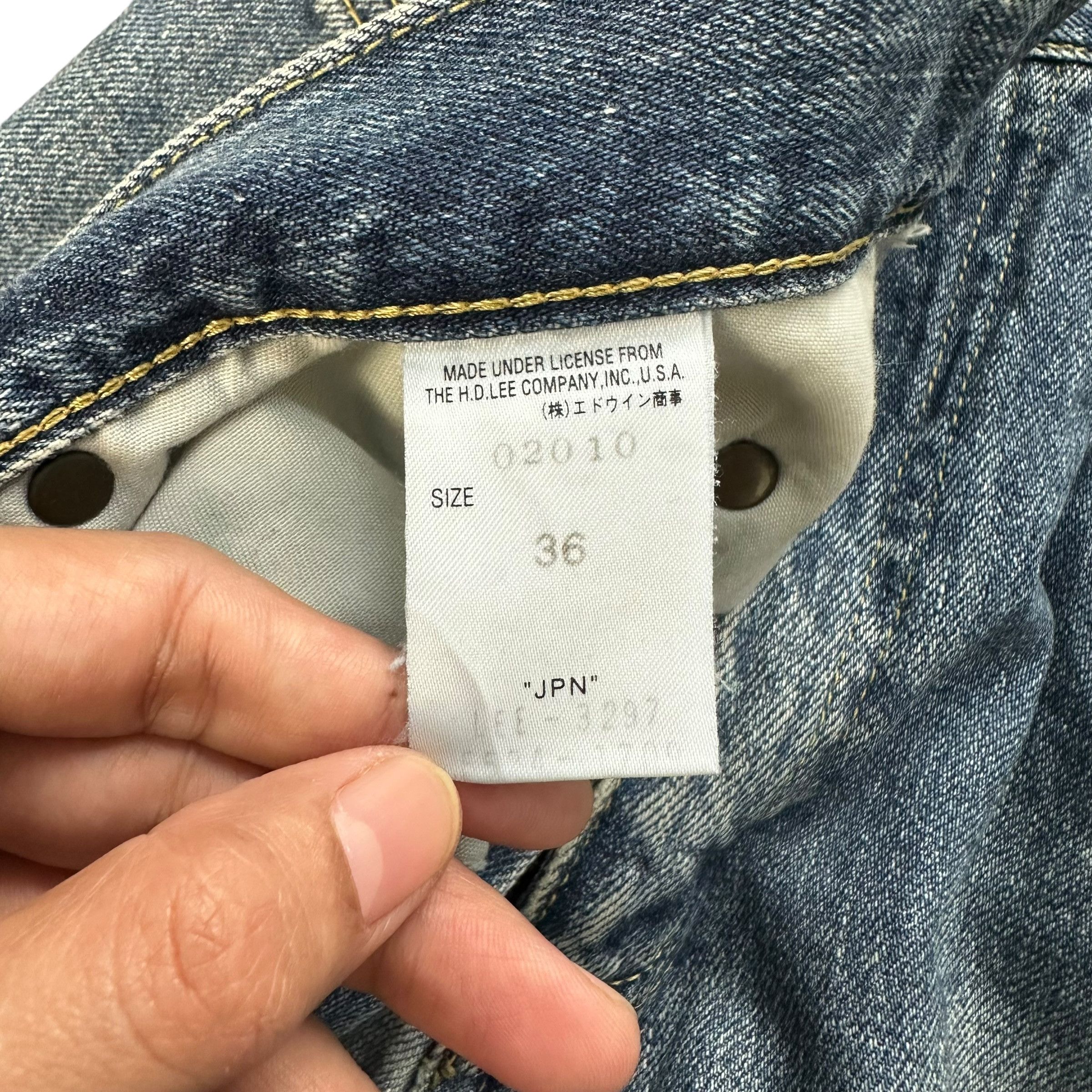 Lee LEE RIDERS WASHED DENIM PANT #8893-035 Size US 35 - 8 Thumbnail
