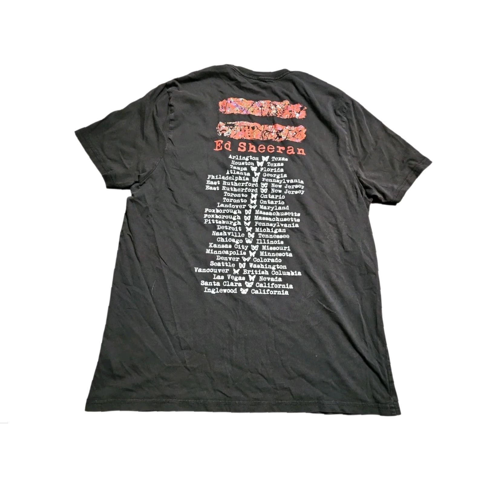 Doublet VINTAGE Tour Mens T-Shirt Band 90s Ed Sheeran Equals Concert Double-Sided Black M Mens Size US M / EU 48-50 / 2 - 2 Thumbnail