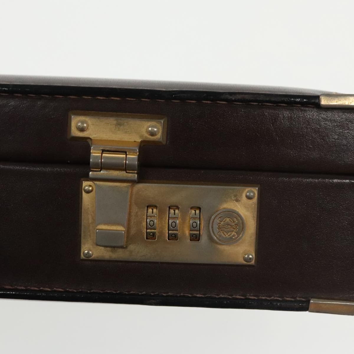 Loewe LOEWE Anagram Trunk Leather Brown Size ONE SIZE - 14 Thumbnail