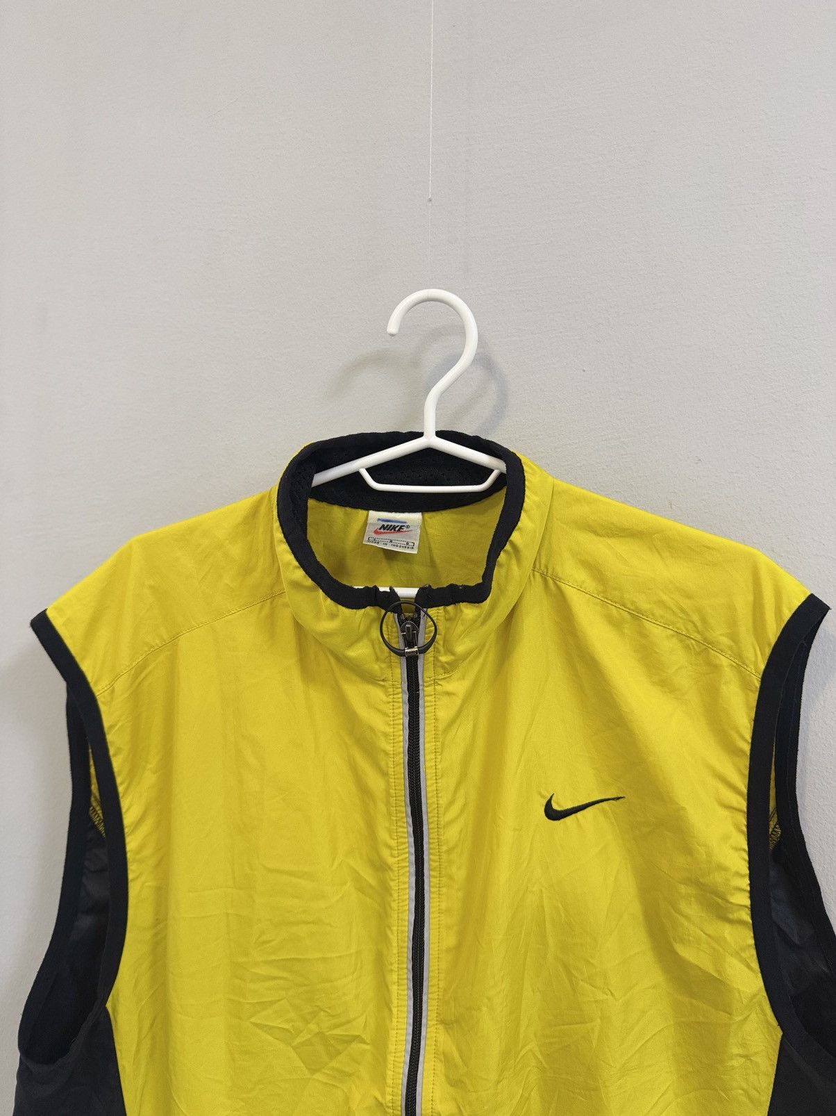Nike × Vintage 90s Nike Vintage Swoosh Logo Retro Vest Rare Size US L / EU 52-54 / 3 - 2 Thumbnail