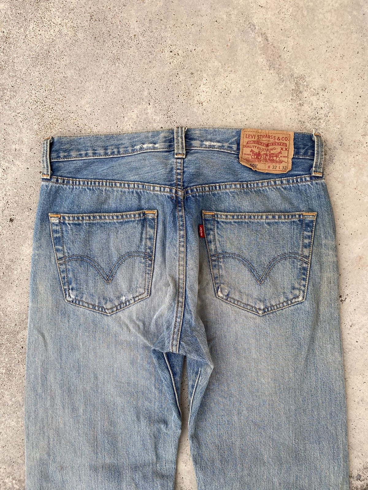 Levi's Vintage Levis 501 Distressed Jeans Size US 32 / EU 48 - 7 Thumbnail