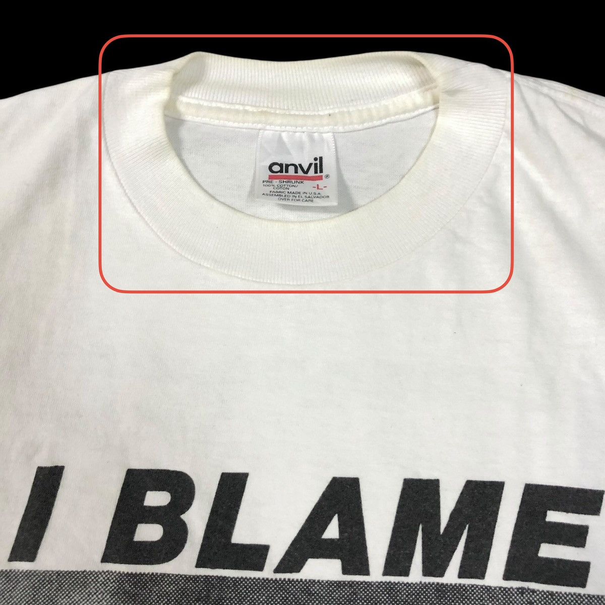 Vintage Vintage 90s Don Rock I Blame Society Terror Worldwide Shirt Size US L / EU 52-54 / 3 - 6 Thumbnail