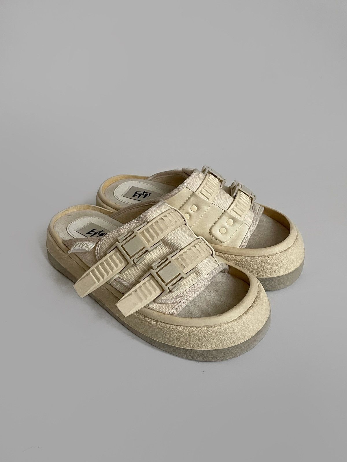 Eytys hard platform flip flops Japanese style