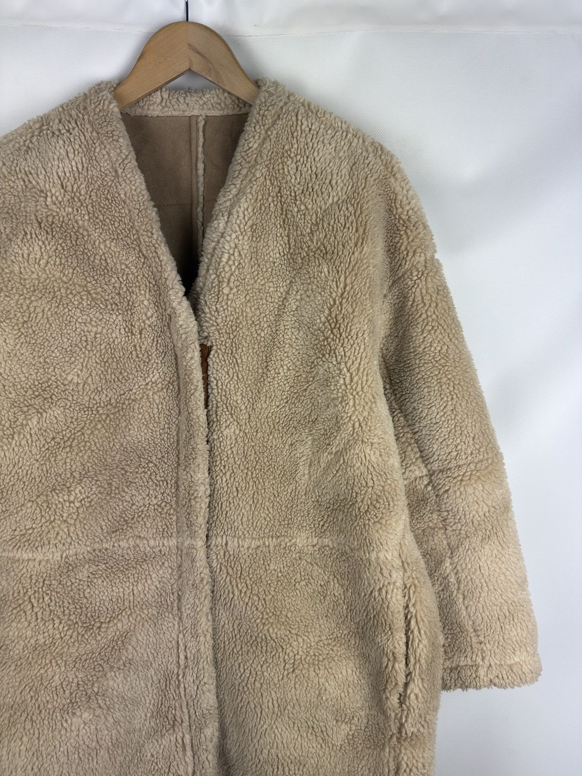 Designer × Japanese Brand Studio Tomboy Ladies Faux Shearling Japanese Coat Jacket Size L / US 10 / IT 46 - 5 Thumbnail