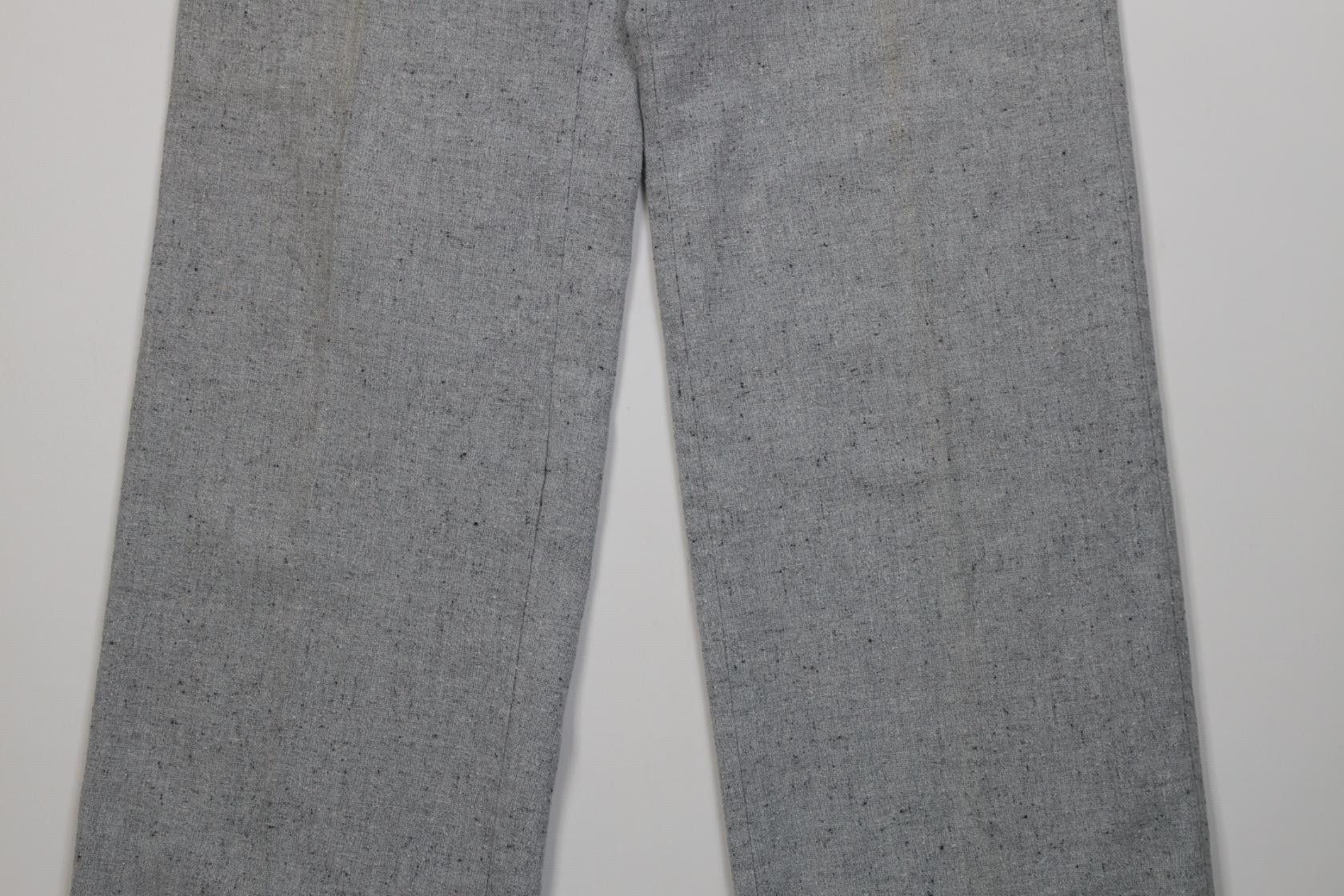 Vintage Vintage 70s Streetwear Wool Blend Knit Wide Leg Chino Pants Size US 29 - 3 Thumbnail