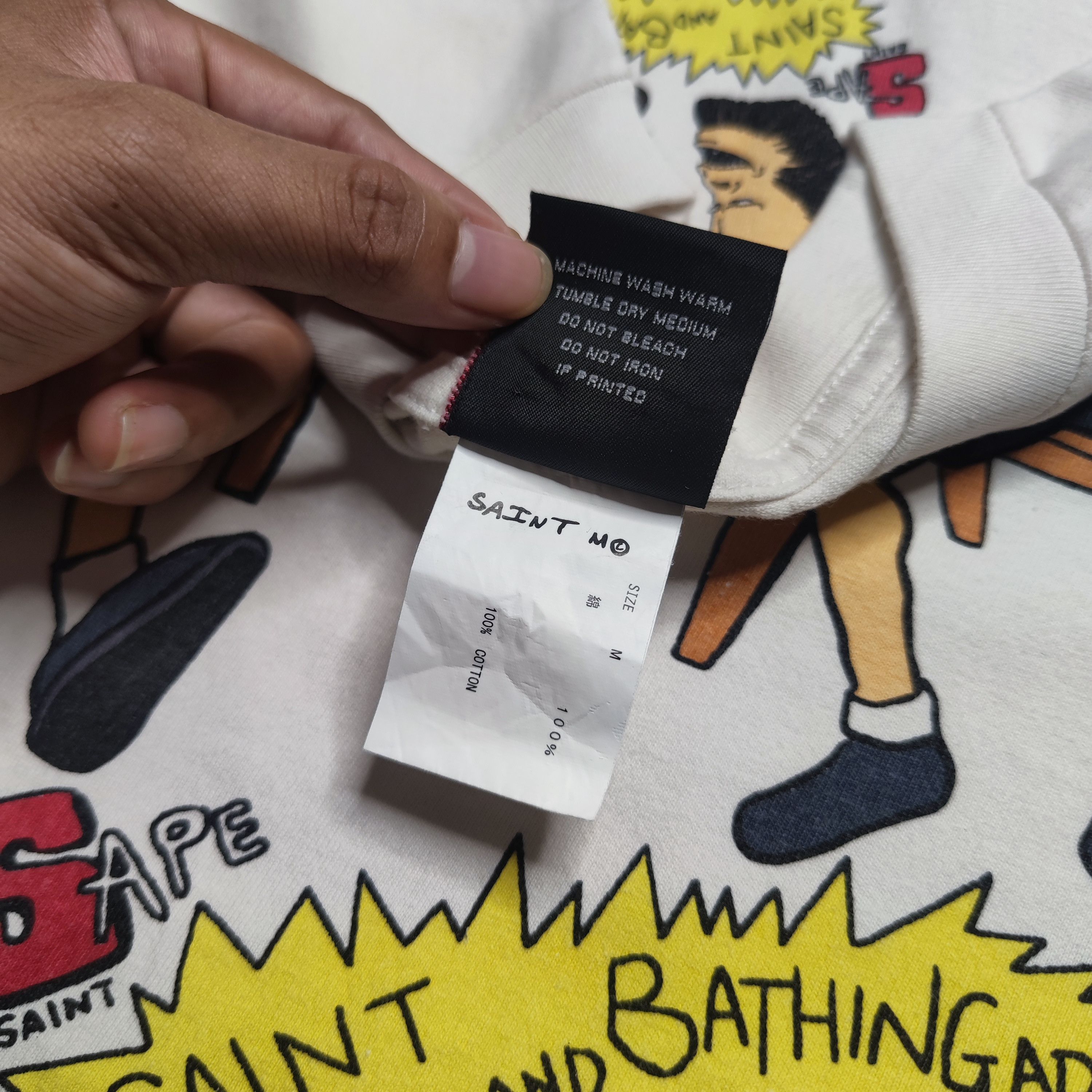 Japanese Brand × Vintage Saint x Bathing Ape Size US L / EU 52-54 / 3 - 6 Thumbnail
