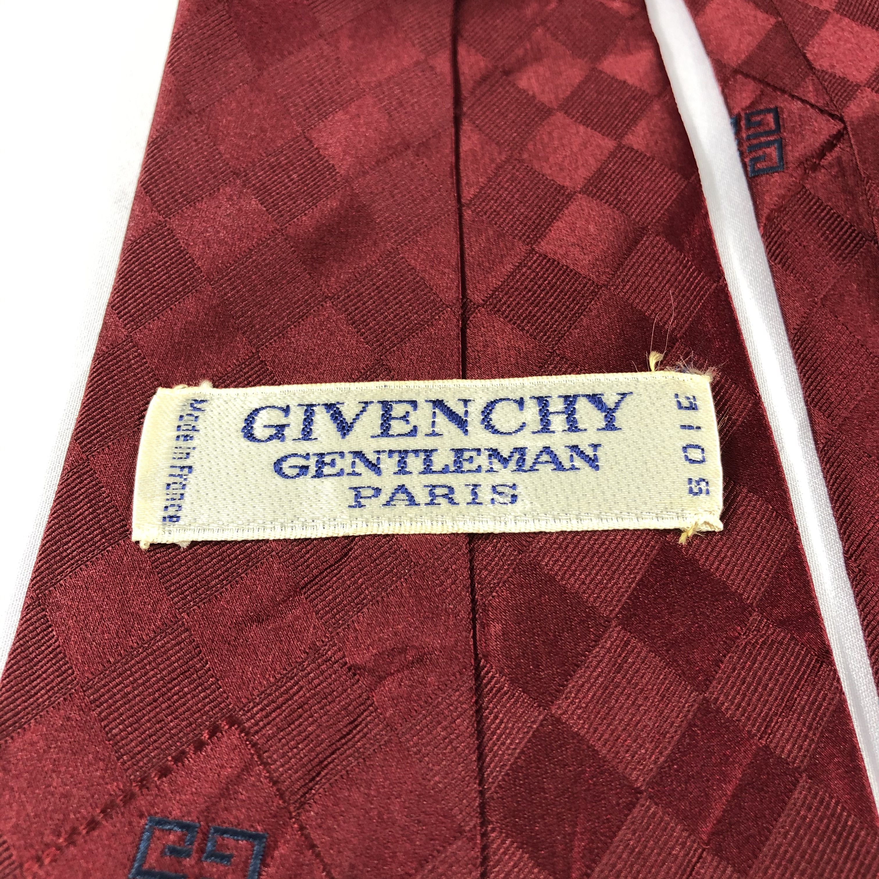 Givenchy Givenchy Silk Neck Ties T89 Size ONE SIZE - 3 Thumbnail