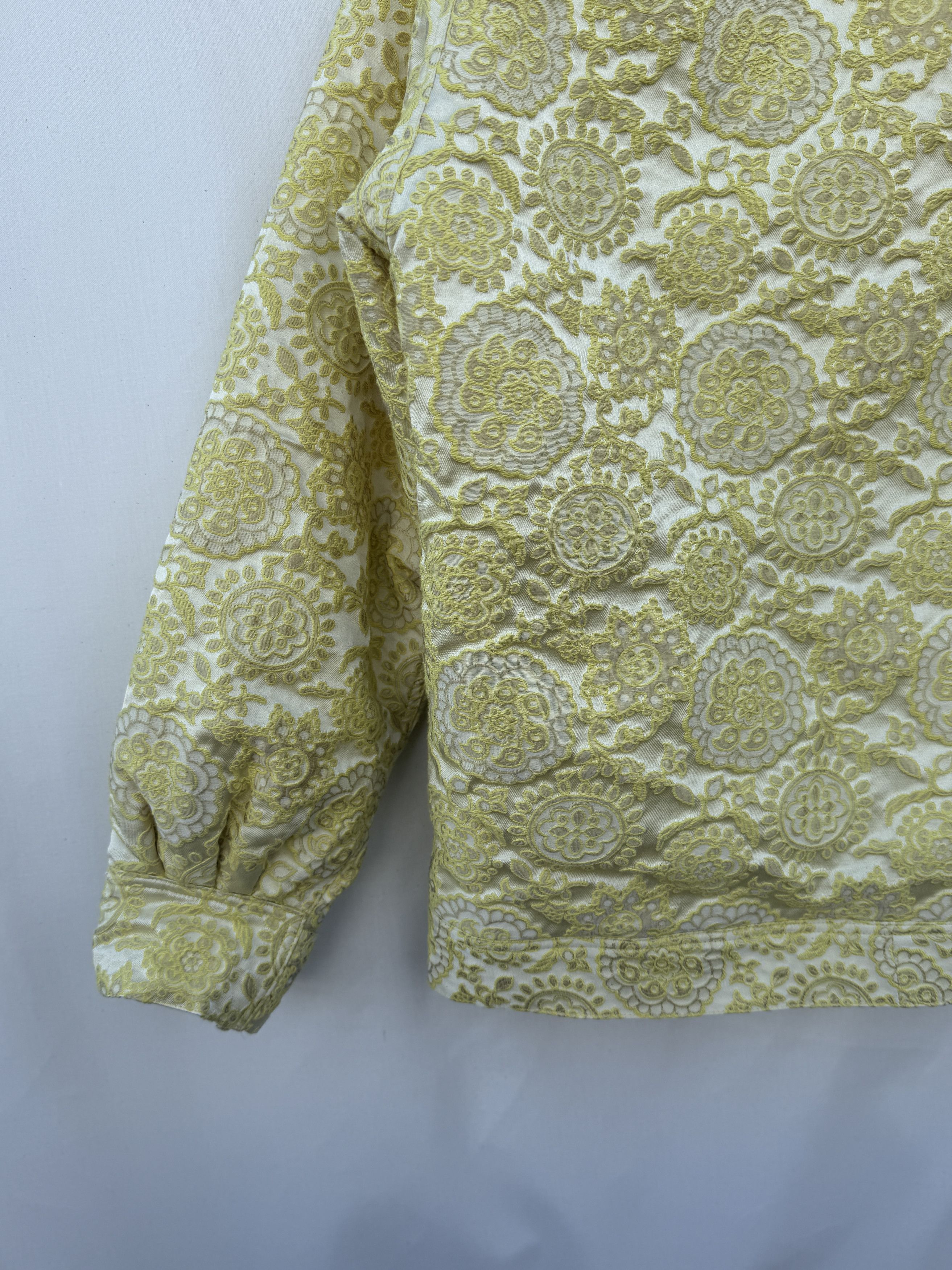 Other Yellow and White Novelty Raglan Puffer Jacket Size US M / EU 48-50 / 2 - 5 Thumbnail