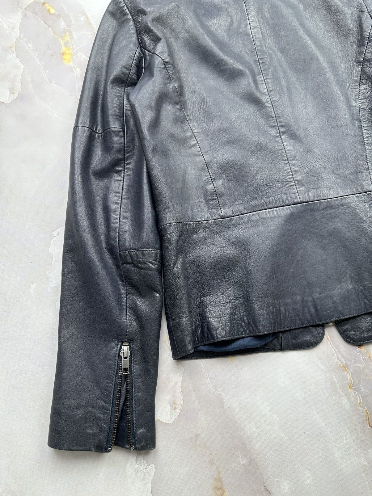 Japanese Brand Vintage Leather Jacket Size XS / US 0-2 / IT 36-38 - 10 Thumbnail