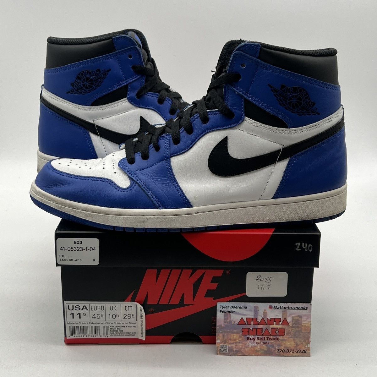 Air Jordan High game royal