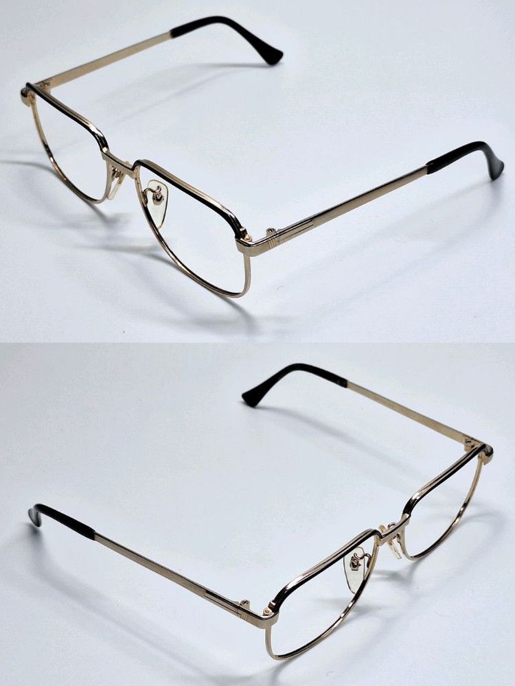 Other 80s Japan Vintage Ggron Pure Titanium Browline Point Glasses Size ONE SIZE - 8 Thumbnail