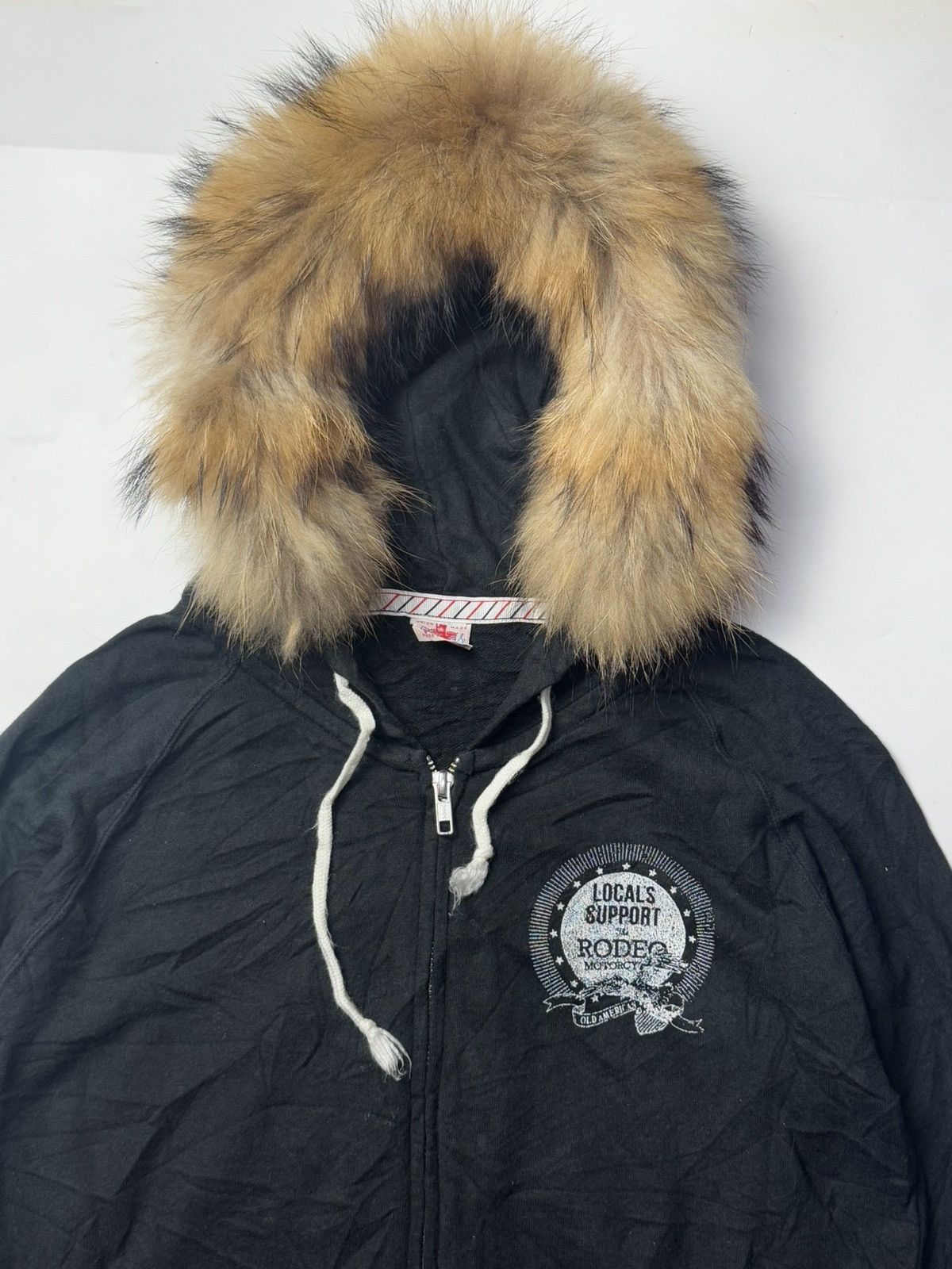 If Six Was Nine × Japanese Brand × Le Grande Bleu (L.G.B.) Fur Hoodie Japanese Rodeo Ifsix Lgb Goa Style Size US S / EU 44-46 / 1 - 4 Thumbnail