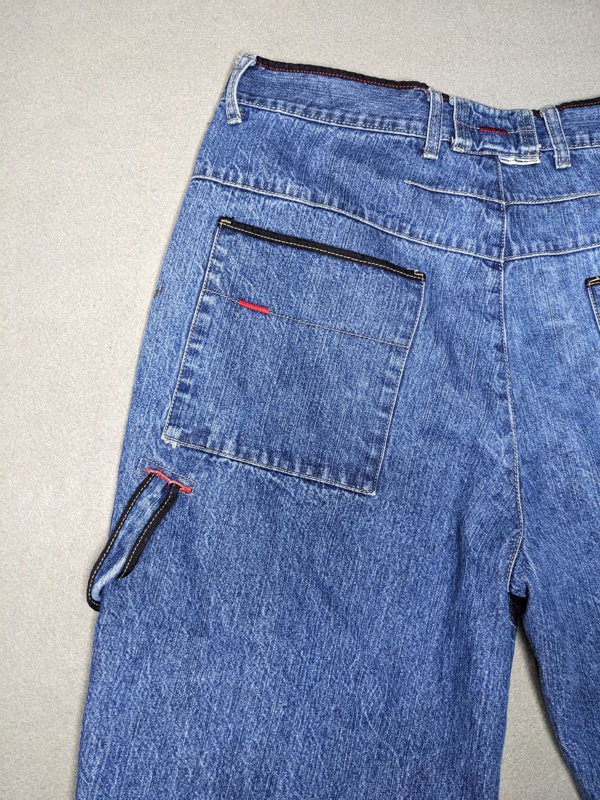 Ecko Unltd. Vintage 90s Ecko Unltd Carpenter Shorts Denim Baggy Jorts 38 Size US 38 / EU 54 - 17 Thumbnail