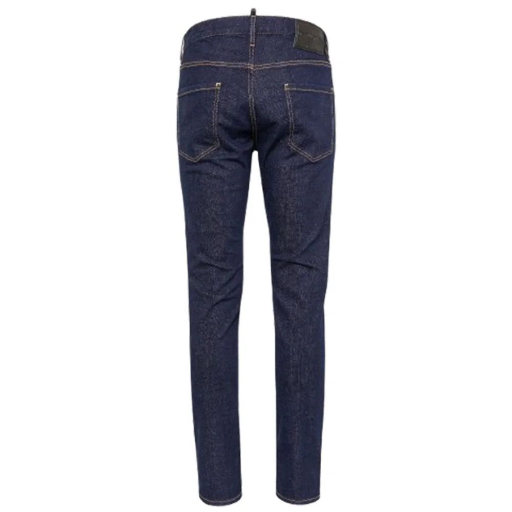 Dsquared2 o1mle0126 Skater Denim Jeans in Navy Blue Size US 32 / EU 48 - 2 Thumbnail