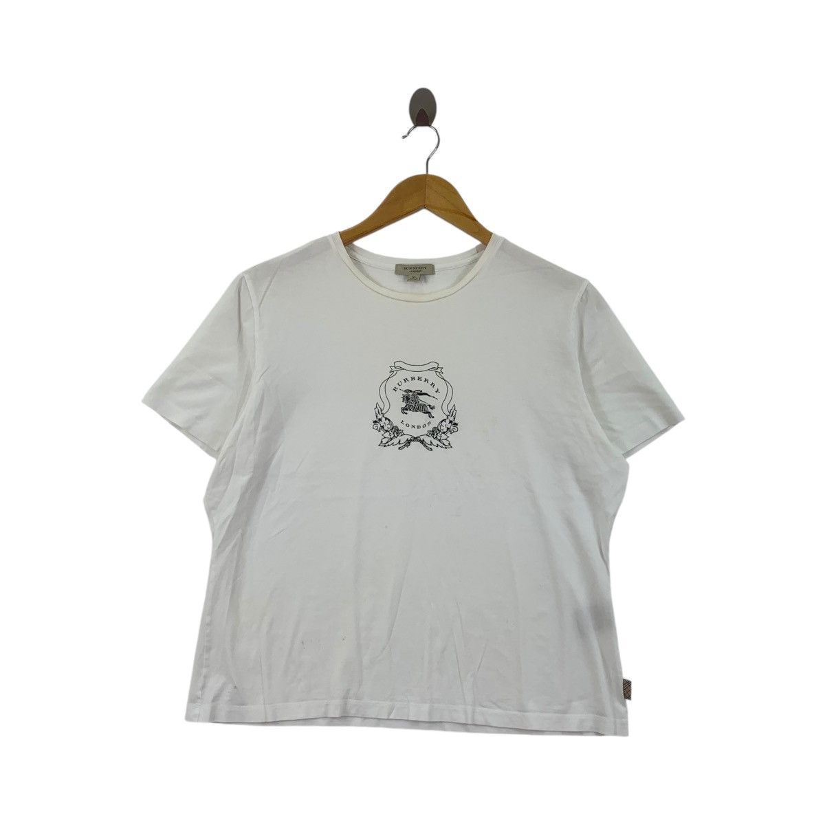 Burberry BURBERRY LONDON PRORSUM Crest Logo Brit Tee Shirt Top Size XL / US 12-14 / IT 48-50 - 1 Thumbnail