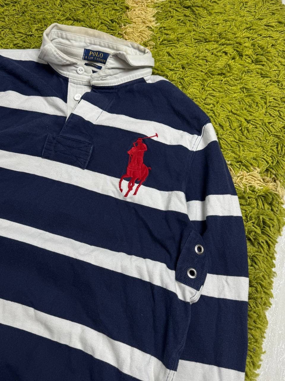 Rugby Ralph Lauren Vintage Polo Ralph Lauren Striped Rugby Long Sleeve Size US M / EU 48-50 / 2 - 3 Thumbnail