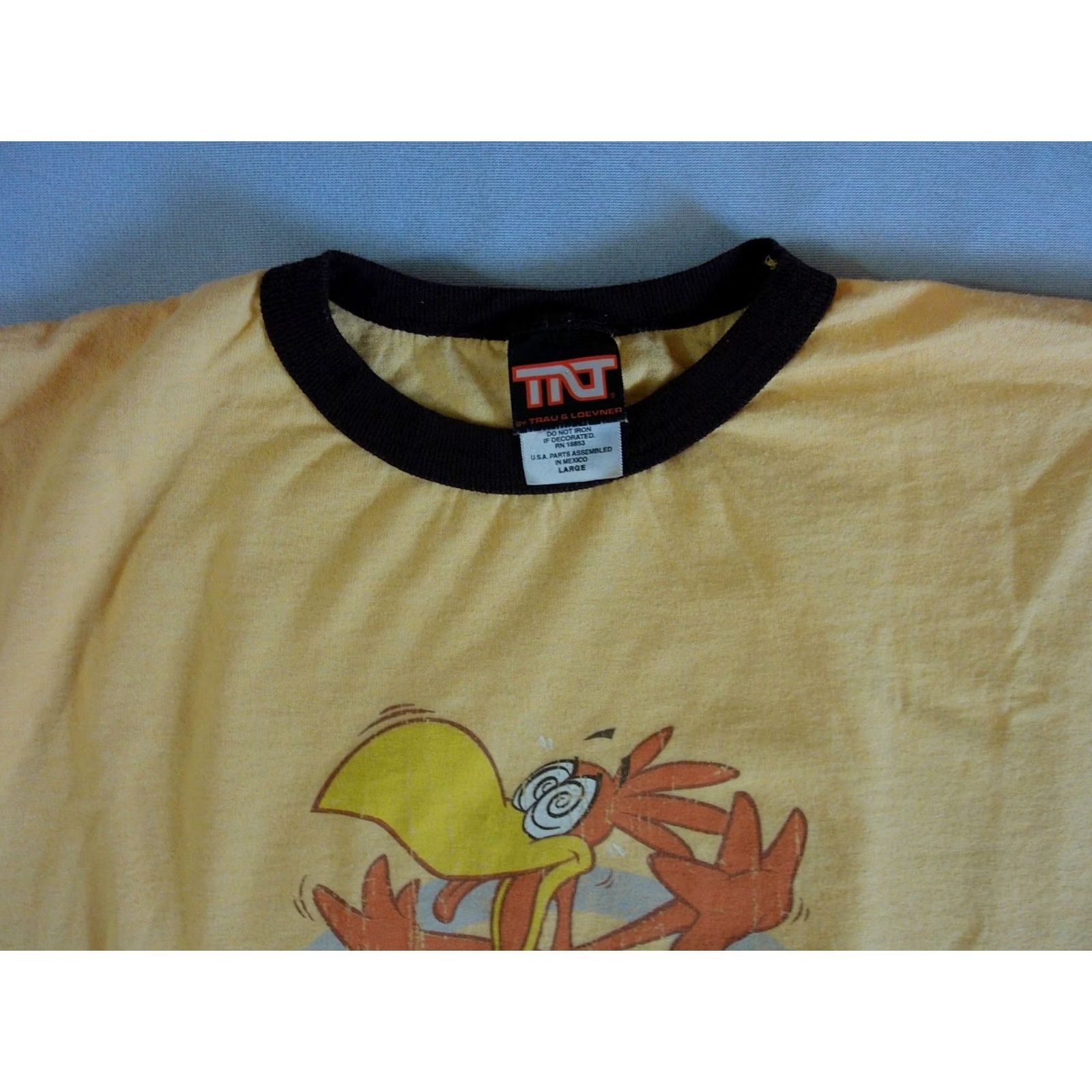 Vintage VINTAGE Cocoa Puffs TNT Trau & Loevner T-Shirt Men L Yellow Logo 2006 Cocoa Puffs Vintage T-Shirt Mens Large Size US L / EU 52-54 / 3 - 3 Thumbnail