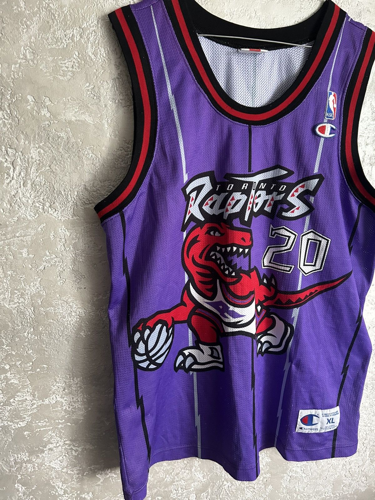 Champion Damon Stoudamire #20 Toronto Raptors NBA Champion Jersey Size US XL / EU 56 / 4 - 3 Thumbnail