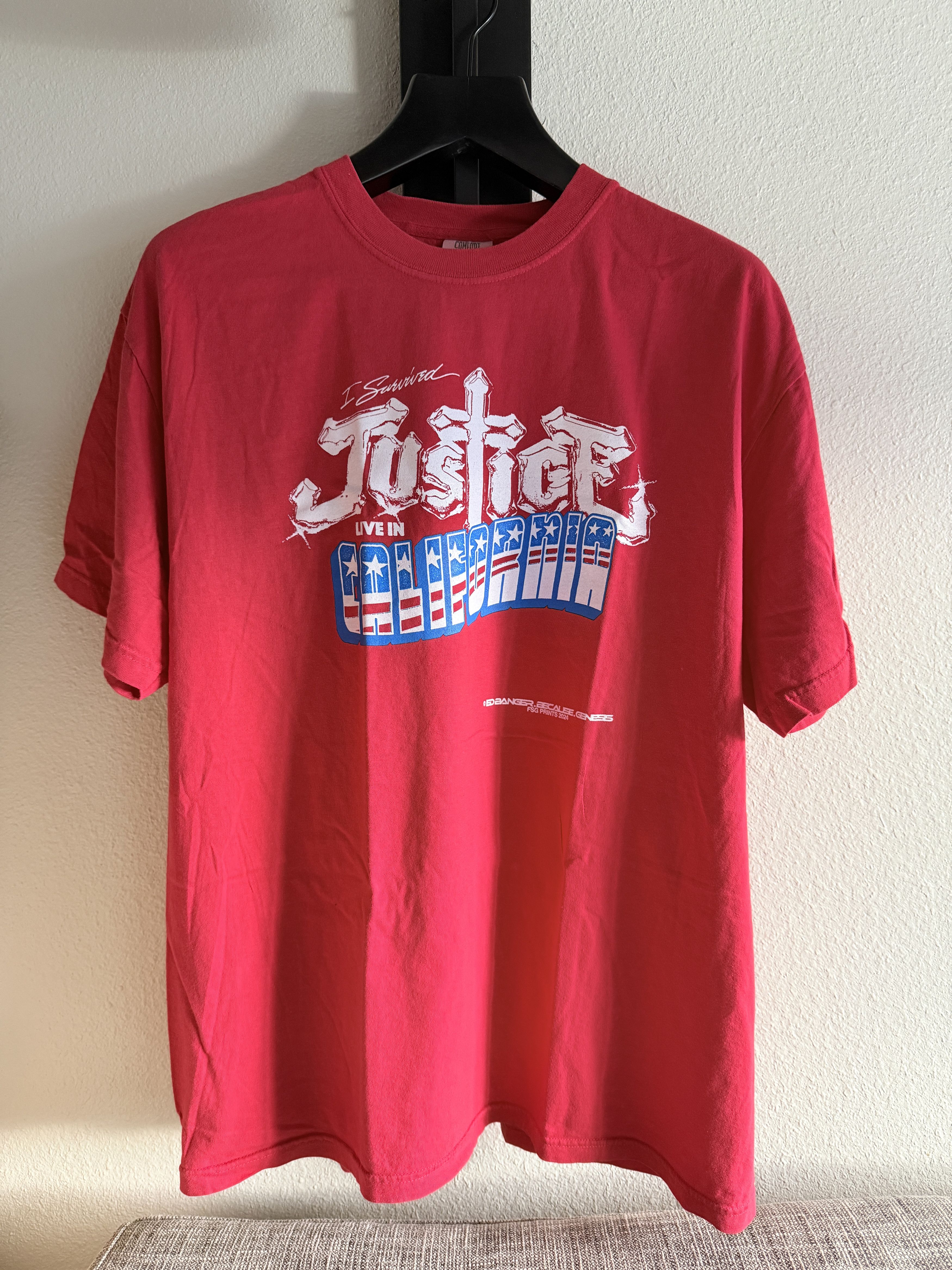 Band Tees Justice Hyperdrama Tour Hollywood Bowl Ed Banger T-Shirt XL Size US XL / EU 56 / 4 - 1 Thumbnail