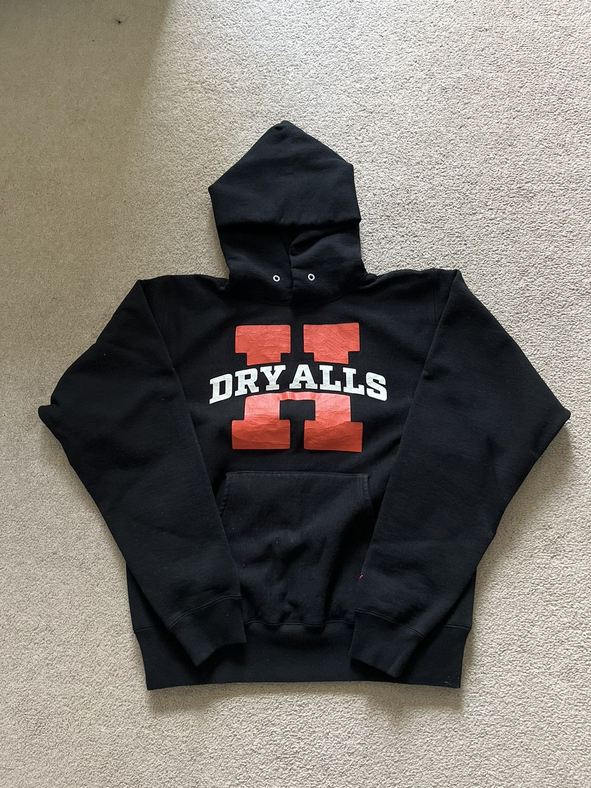 image of Human Made Heavyweight Hoodie in Black, Men's (Size Medium)