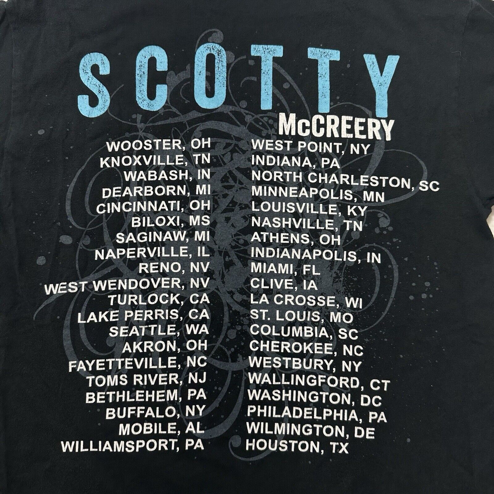 Gildan Scotty McCreery 2018 See You Tonight Tour Adult Small TShirt Size US S / EU 44-46 / 1 - 12 Thumbnail