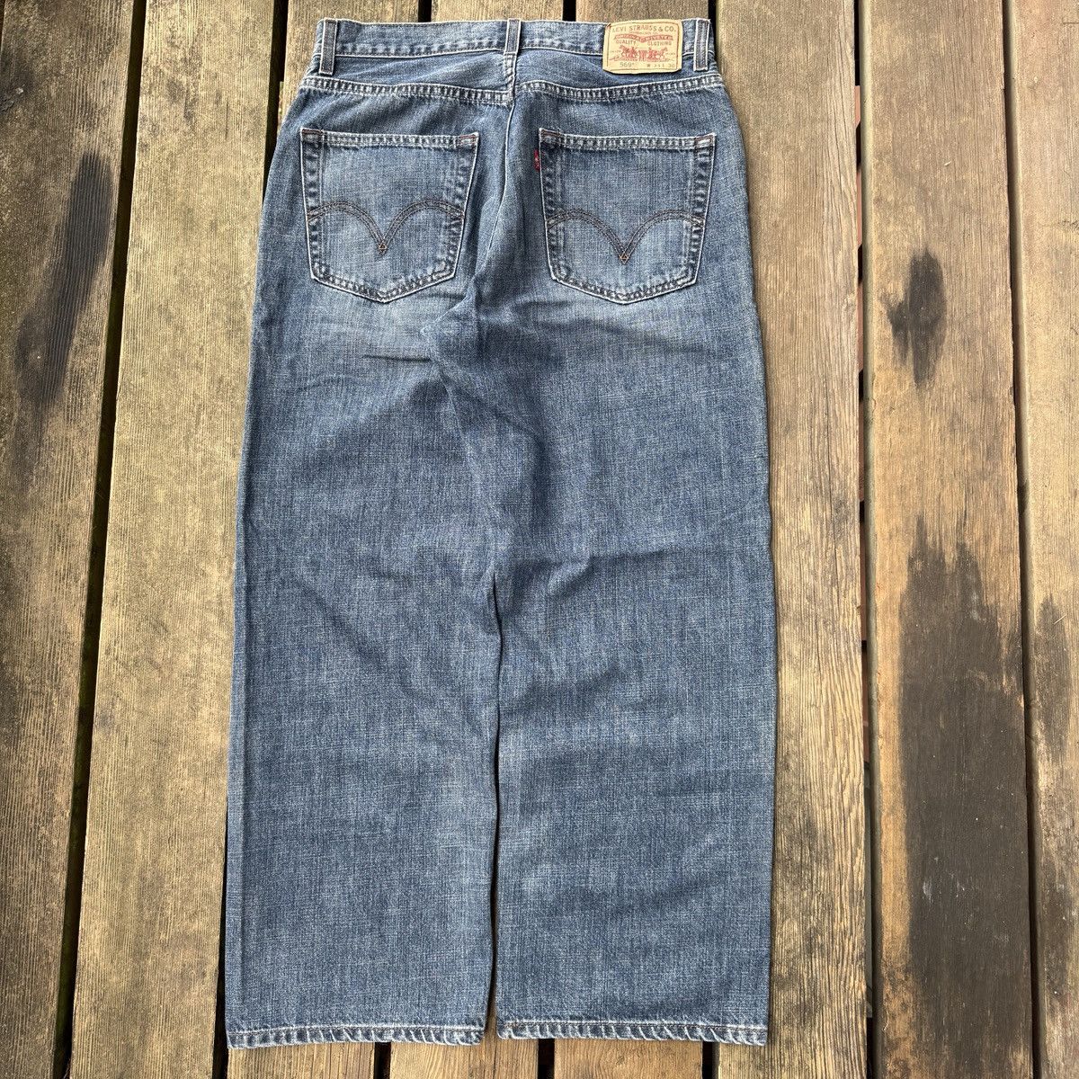 Levi's Levi’s 560 Loose Straight Jeans Y2k Size US 34 / EU 50 - 3 Thumbnail
