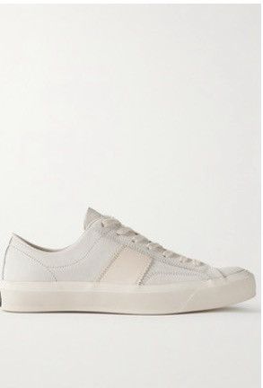 Tom Ford Tom Ford Cambridge Sneaker White/Ivory Size 12 Dead Stock Size US 12 / EU 45 - 1 Thumbnail