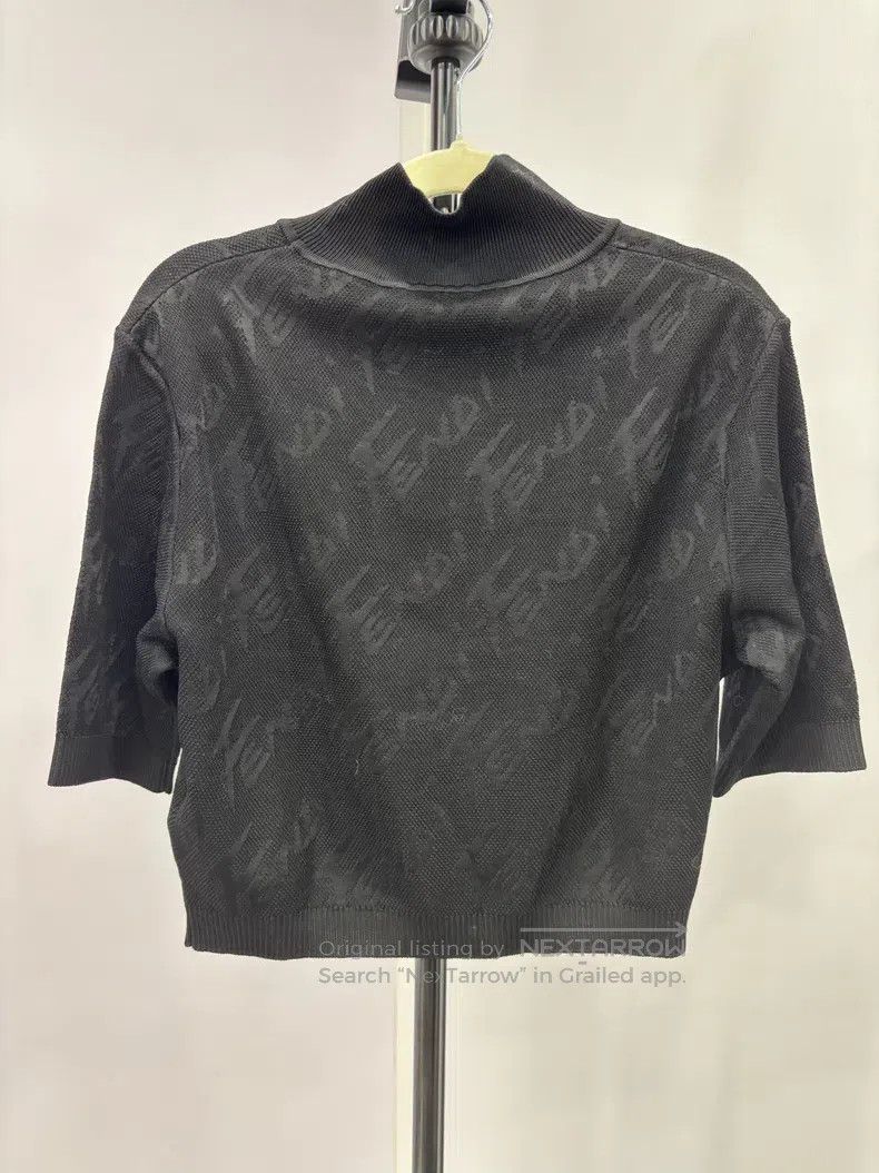 Fendi Fendi Black high-waisted full-print double-F mid-sleeve kn Size XS / US 0-2 / IT 36-38 - 2 Thumbnail