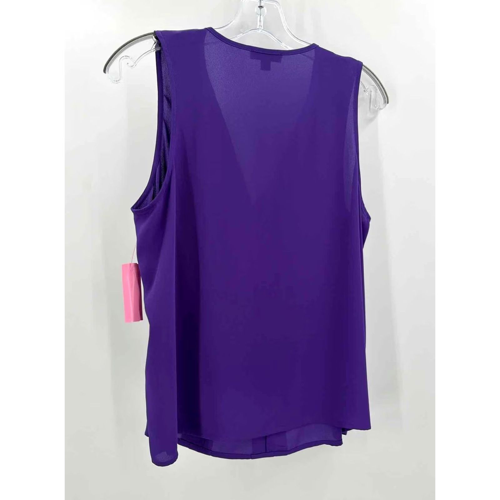 Vintage Pre-Owned J Crew Purple Size Medium Tank Top Size M / US 6-8 / IT 42-44 - 3 Thumbnail