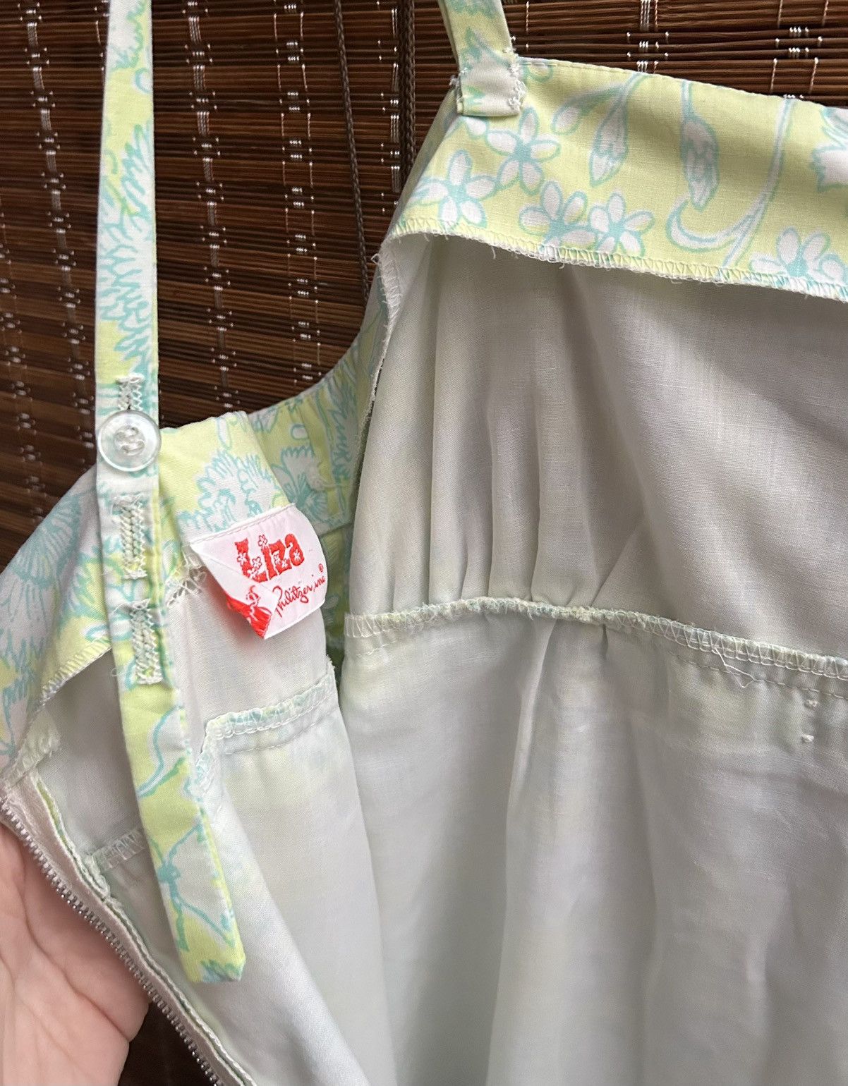 Lilly Pulitzer 60s Liza by Lilly Pulitzer Floral Sleeveless Dress Green Size S / US 4 / IT 40 - 10 Thumbnail