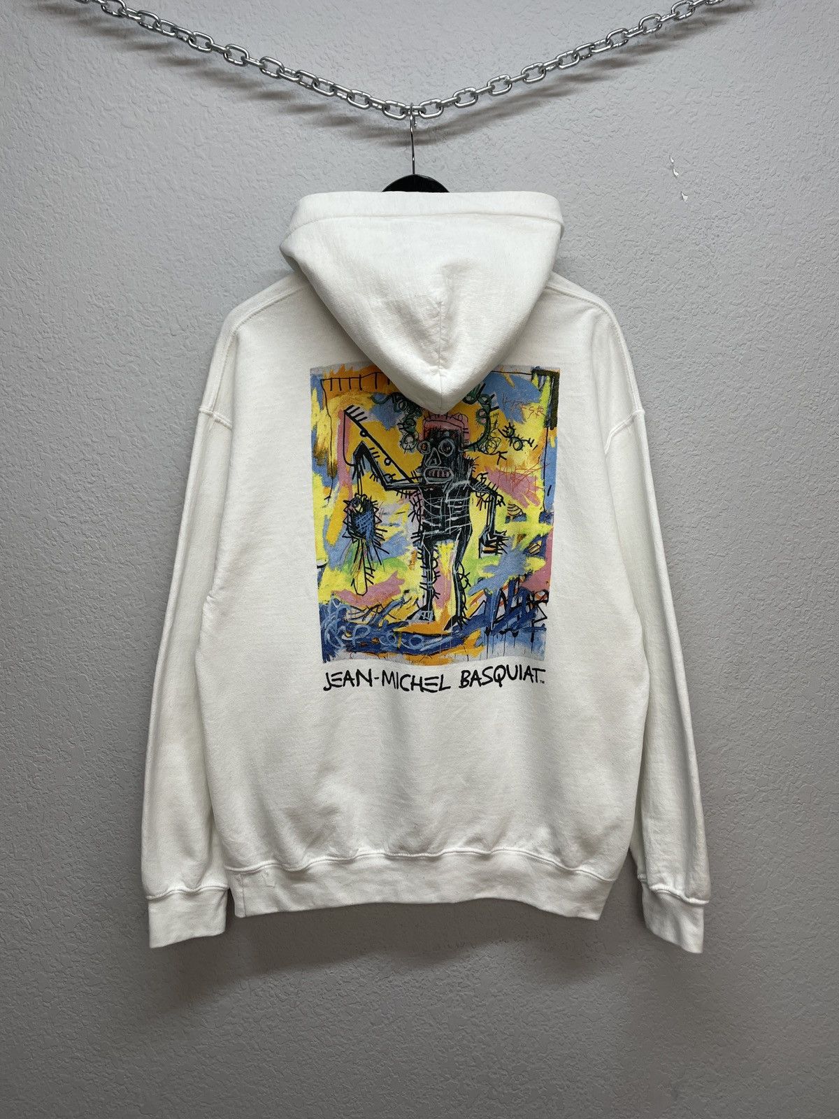 Jean-Michel Basquiat Jean-Michel Basquiat Pullover Hoodie White Sweatshirt Size US L / EU 52-54 / 3 - 1 Thumbnail
