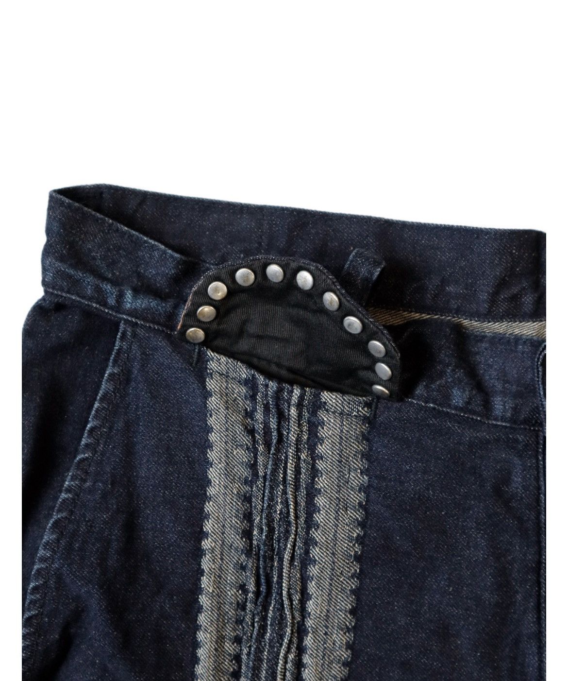 Kapital Kapital 14oz black Denim Port Baggy Pants size 3 Size US 34 / EU 50 - 4 Thumbnail