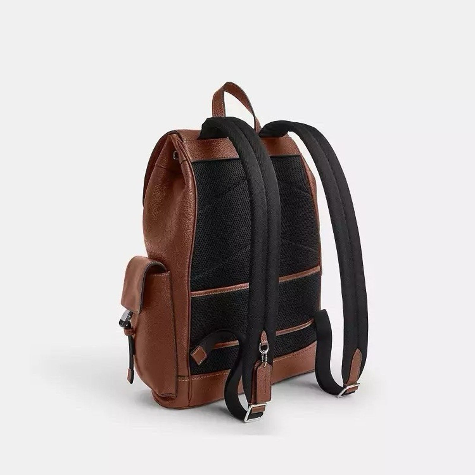 Coach NWT COACH MEN'S Clark Backpack Silver/Vintage Brown CDC21 Size ONE SIZE - 10 Thumbnail