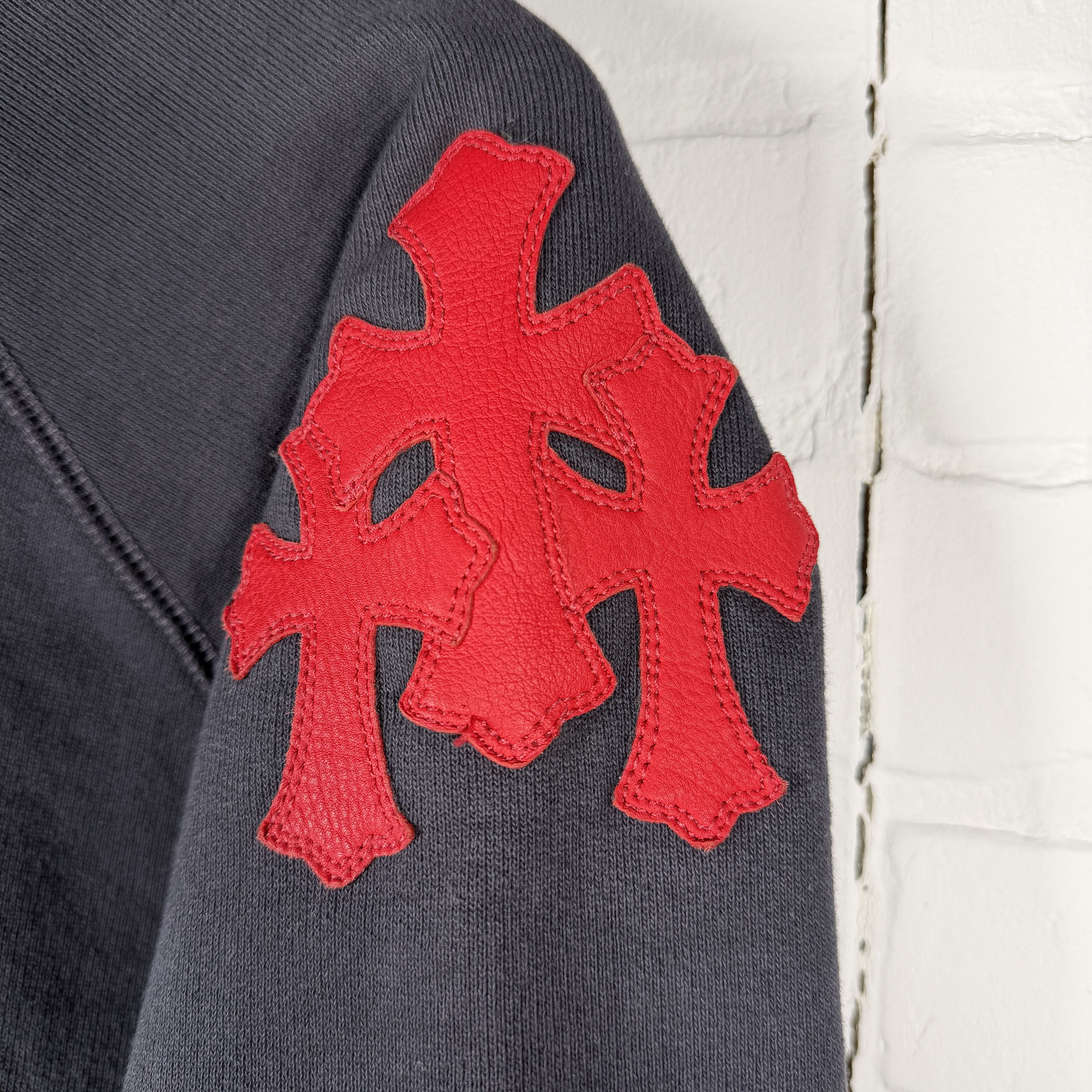 Chrome Hearts Chrome Hearts Red Cross Patch Paper Jam Hoodie Size US L / EU 52-54 / 3 - 2 Thumbnail