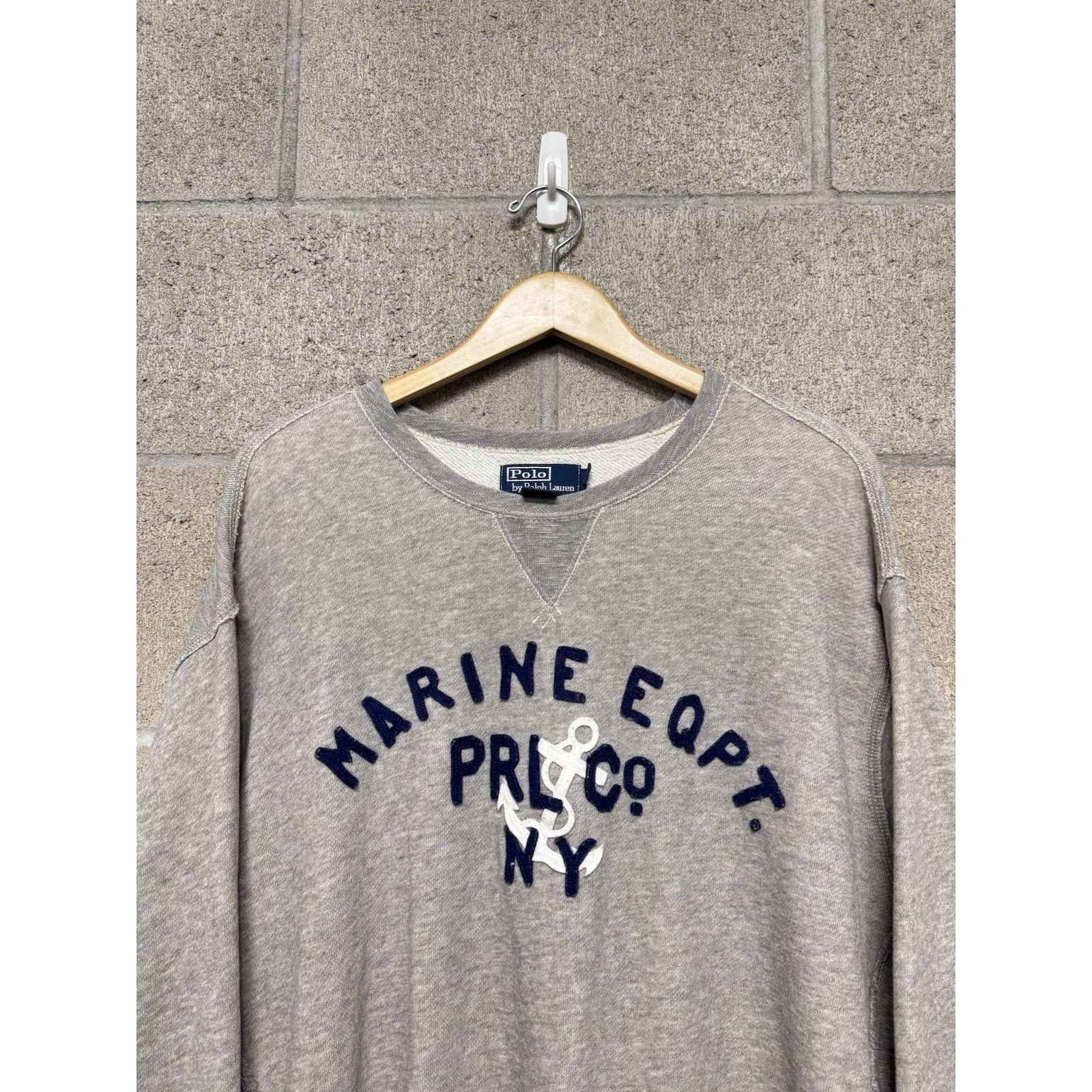 Ralph Lauren Polo Ralph Lauren Navy Marine Equip NY Embroidery Sweater Size US XXL / EU 58 / 5 - 3 Thumbnail