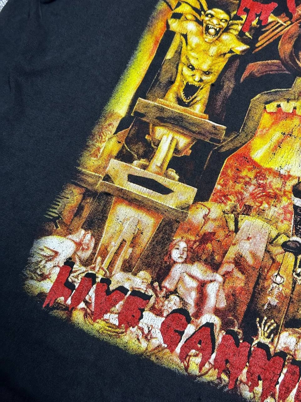 Band Tees × Vintage Rare!! Vintage 2002 Cannibal Corpse Butchered At Birth Tee Size US L / EU 52-54 / 3 - 10 Thumbnail