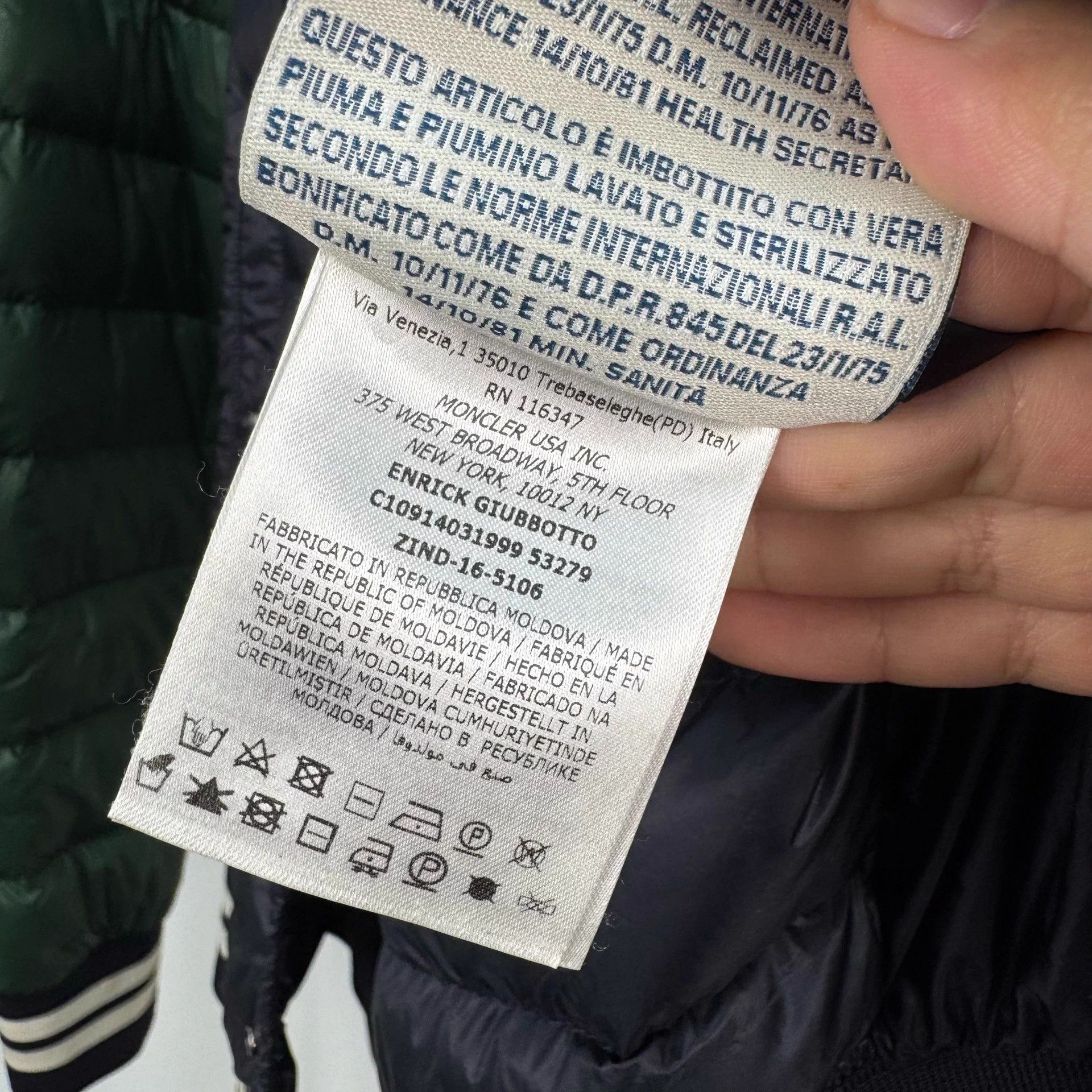 Moncler Moncler Baseball Down Jacket 2 98 New Size US M / EU 48-50 / 2 - 7 Thumbnail